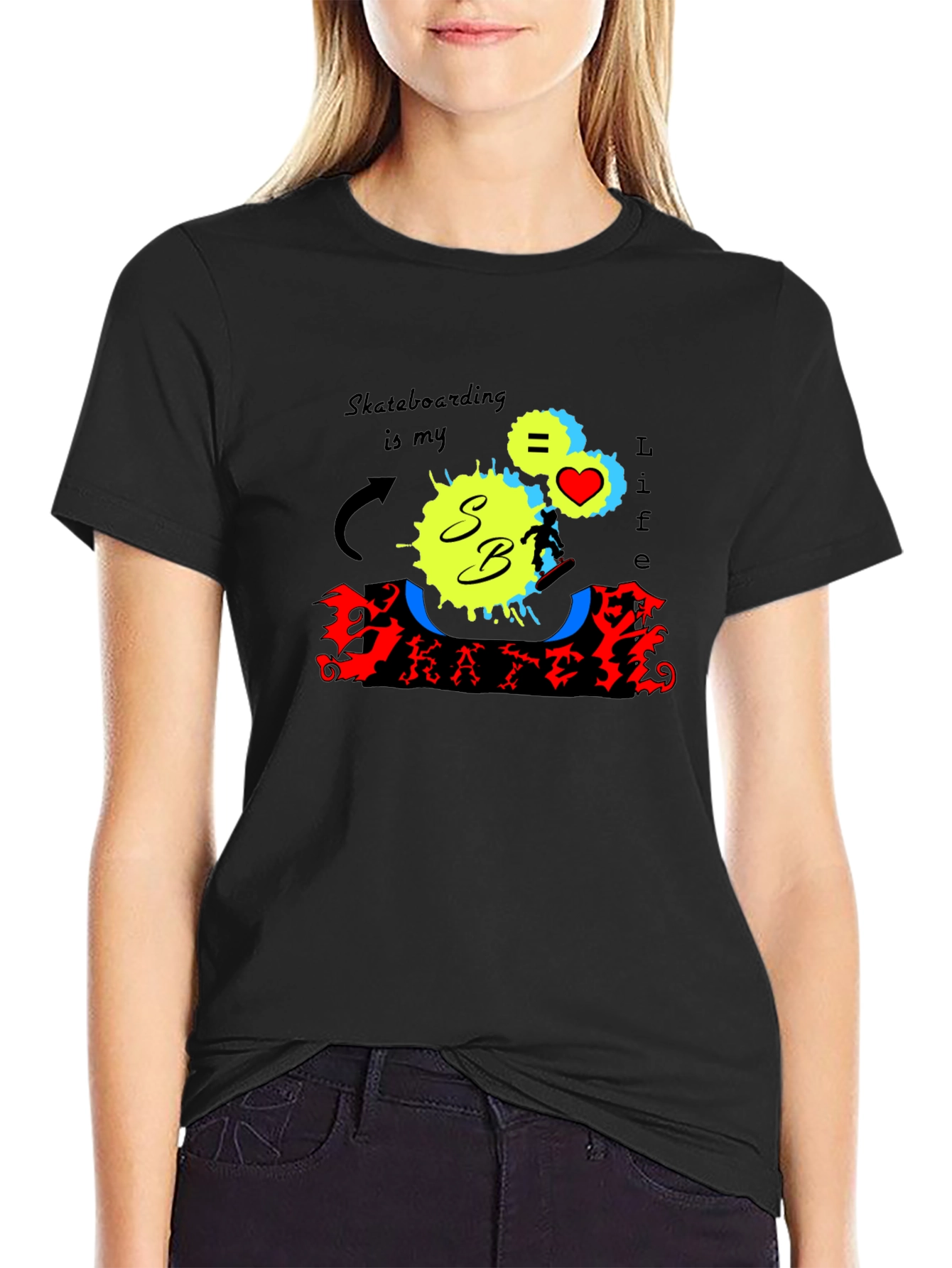 Skateboarding is My Life T-Shirt