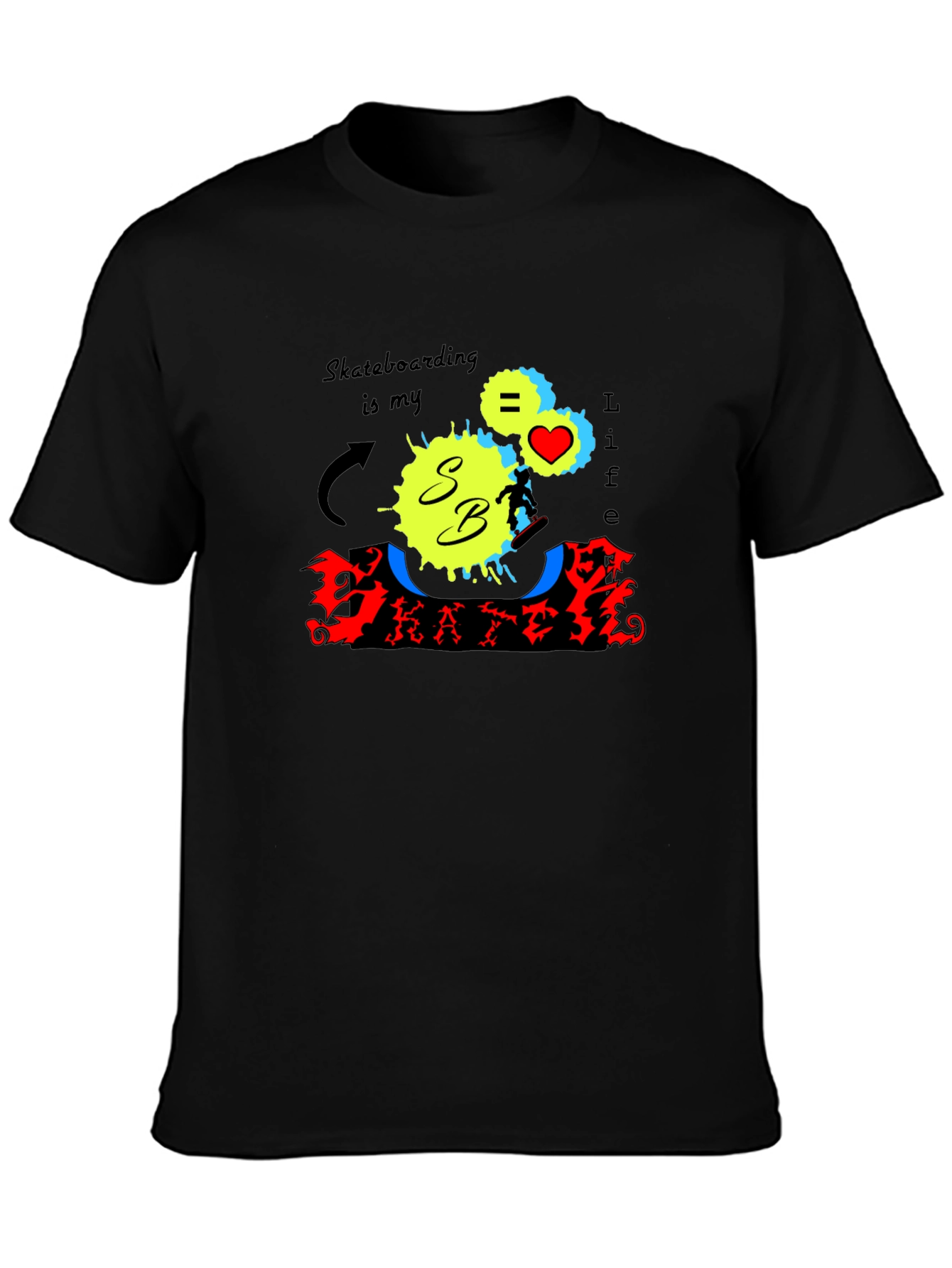 Skateboarding is My Life T-Shirt