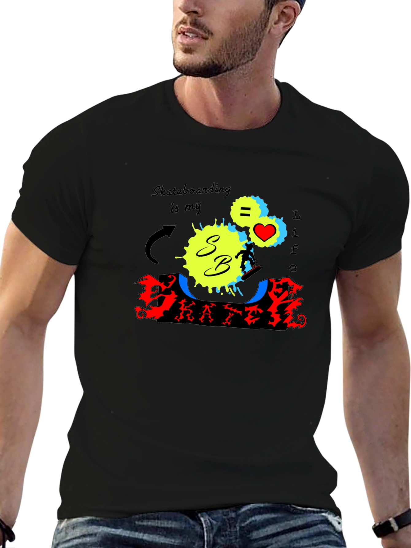 Skateboarding is My Life T-Shirt