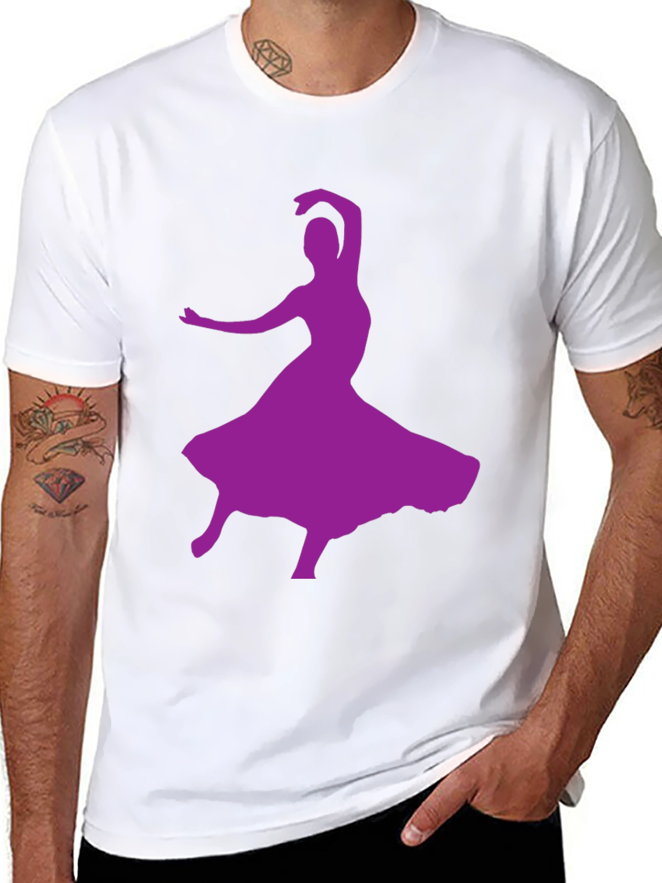 Dancing Silhouette Graphic Tee