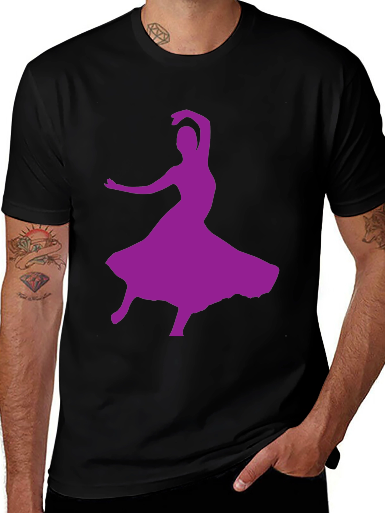 Dancing Silhouette Graphic Tee