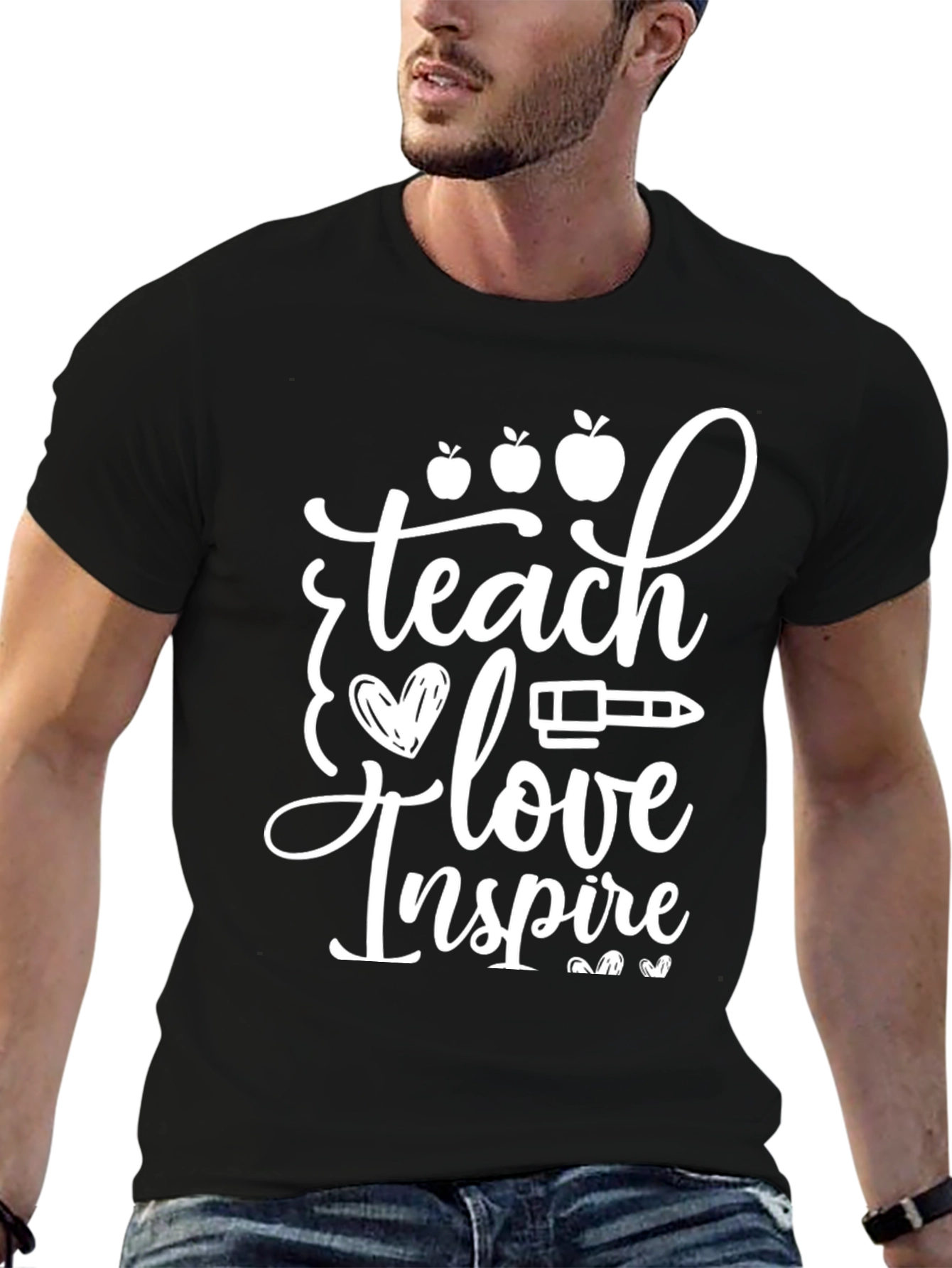 Teach Love Inspire Black T-Shirt