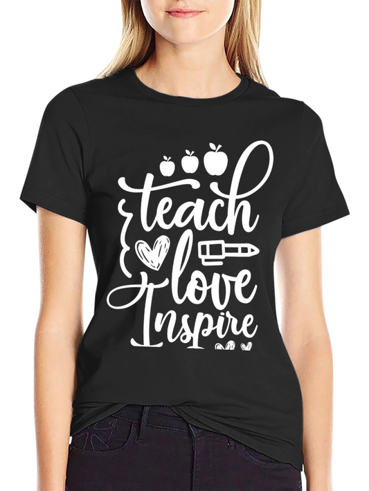 Teach Love Inspire Black T-Shirt