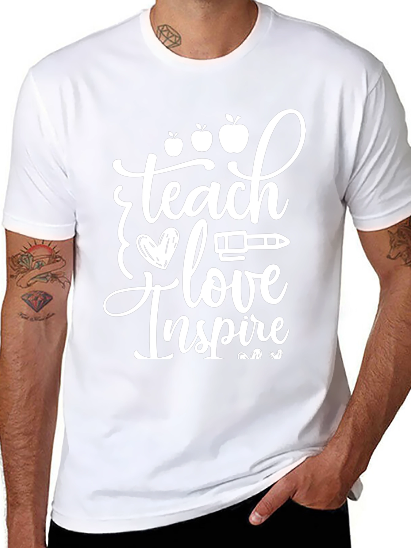 Teach Love Inspire Black T-Shirt