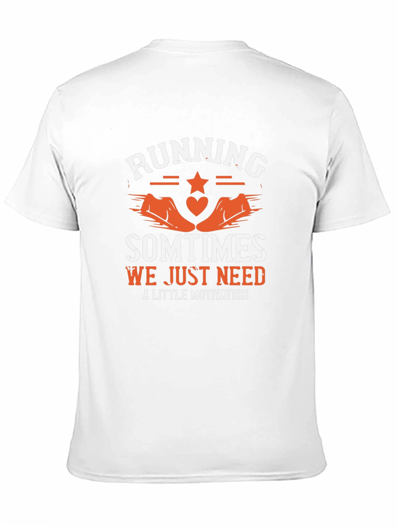 Running Motivation Graphic Tee - Mens Black T-Shirt