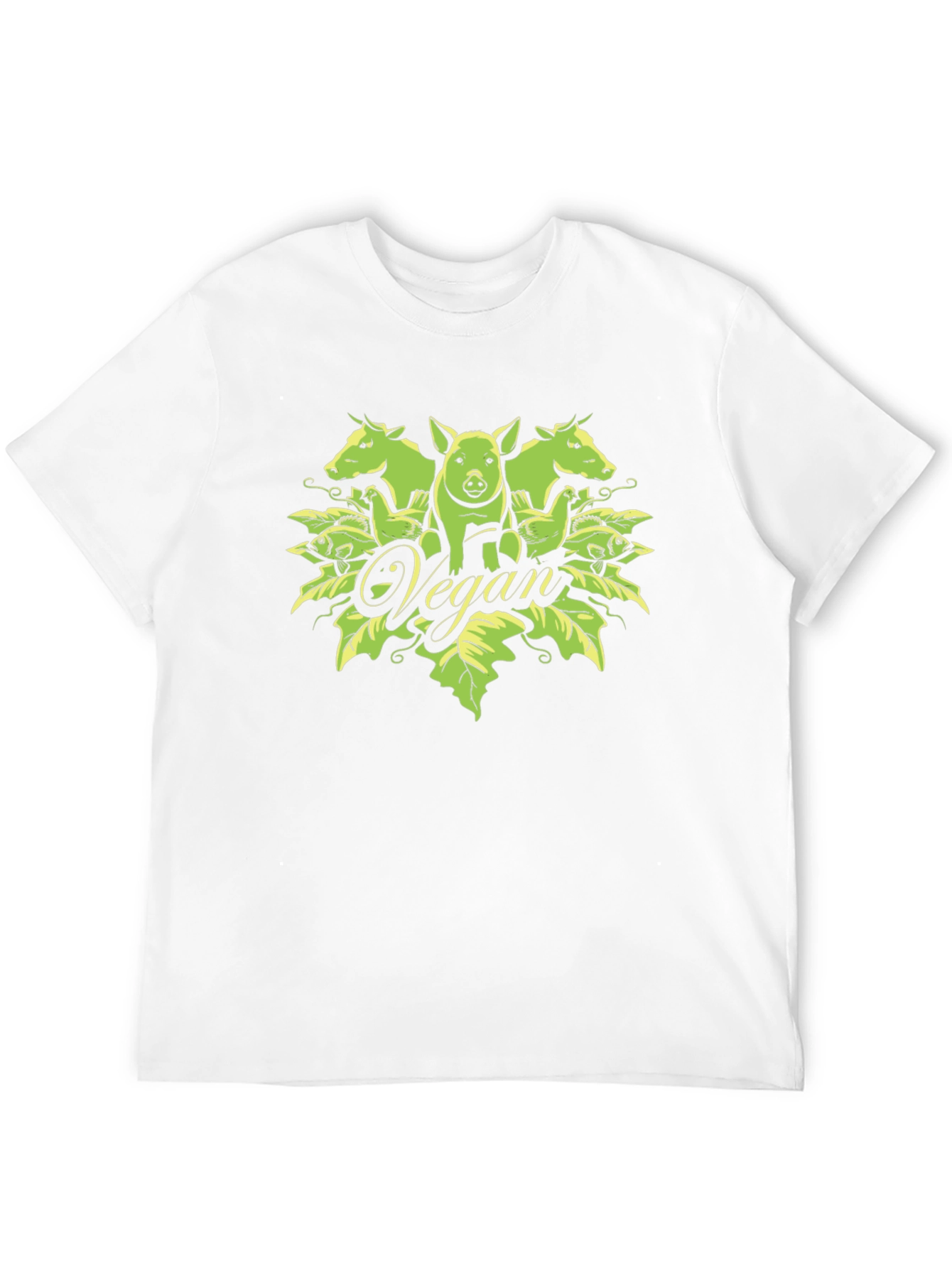 Vegan Graphic Tee - Unisex Black T-Shirt