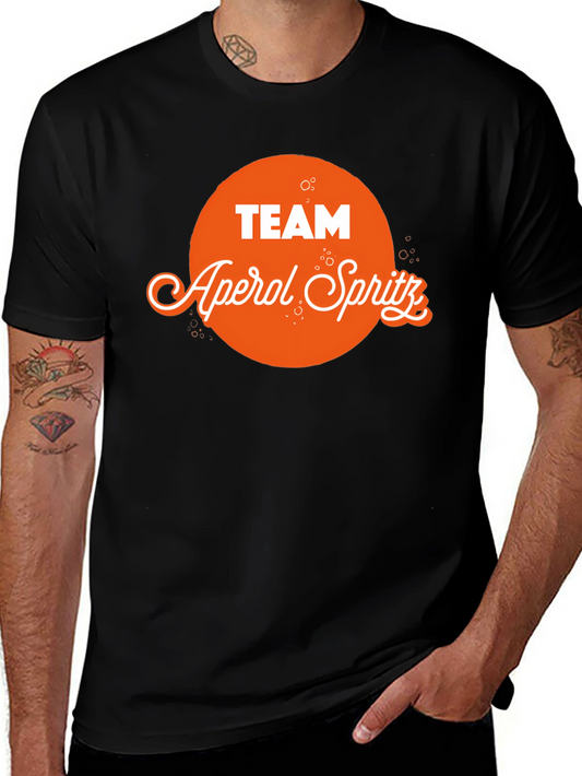Team Aperol Spritz Graphic Tee - Trendy Drink Lover T-Shirt