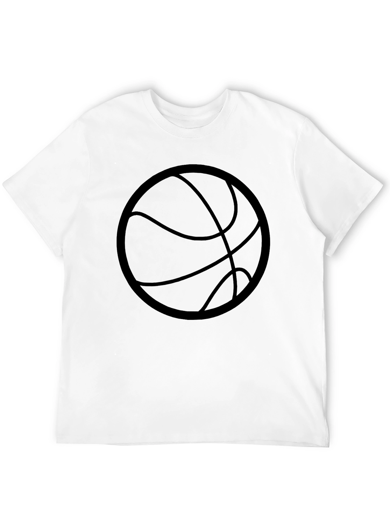 Basketball Graphic Black T-Shirt
