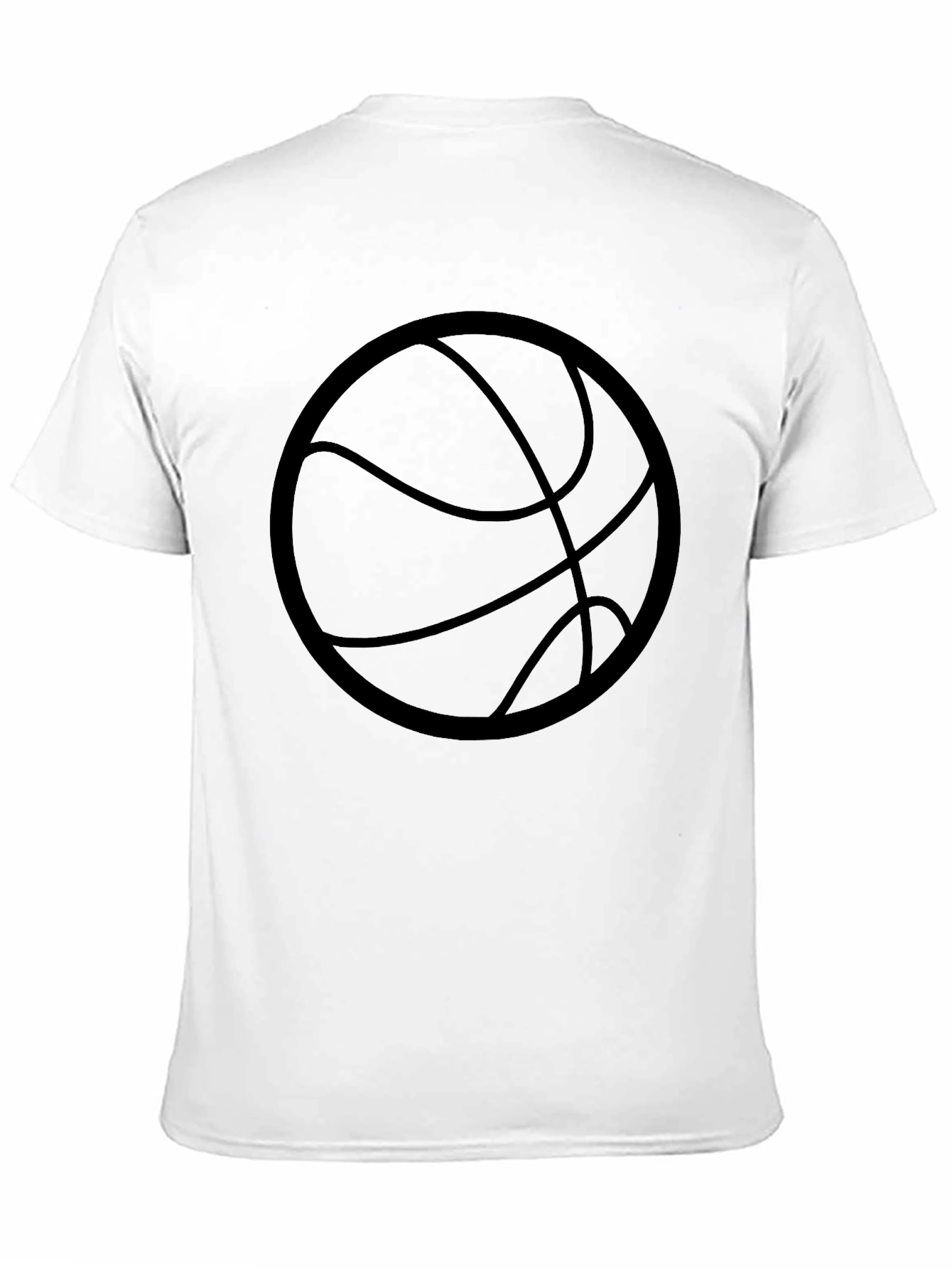 Basketball Graphic Black T-Shirt