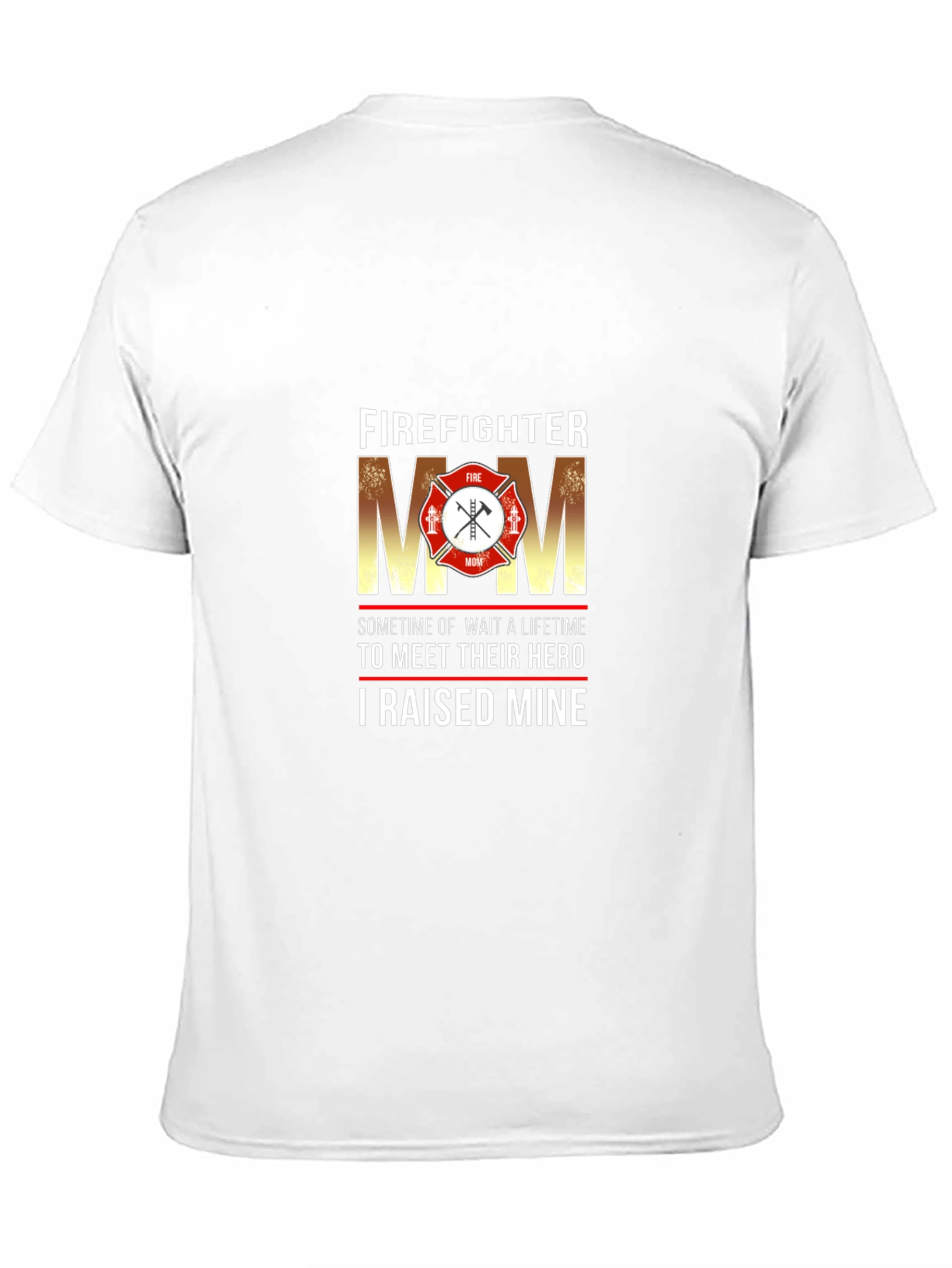 Firefighter Mom Graphic T-Shirt
