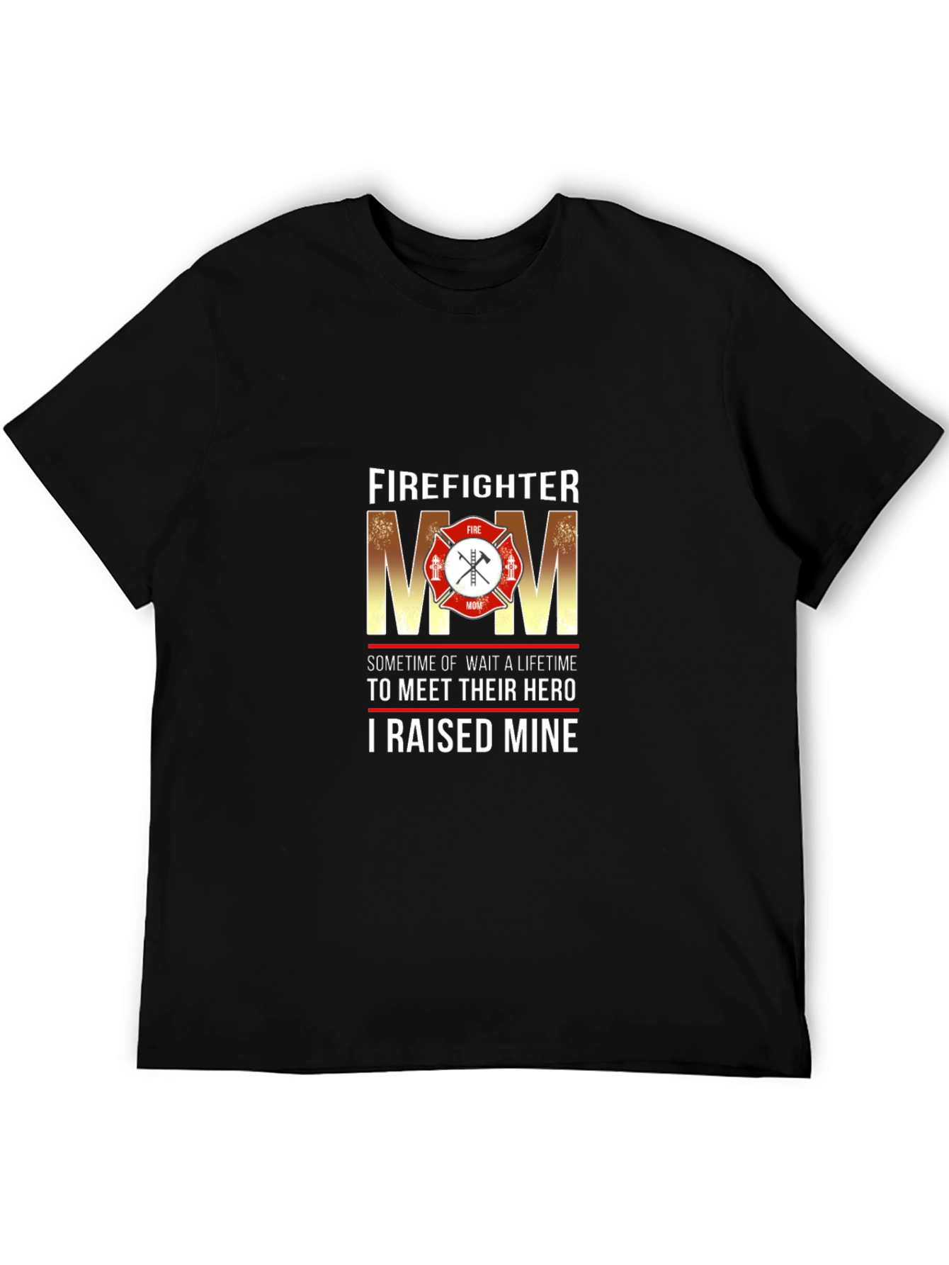 Firefighter Mom Graphic T-Shirt