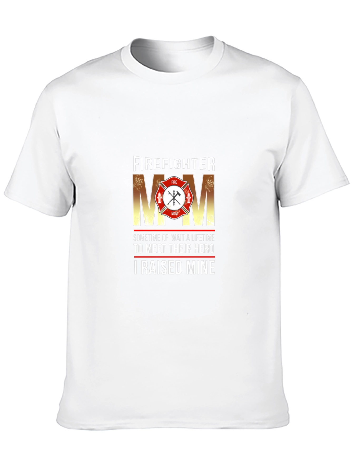 Firefighter Mom Graphic T-Shirt