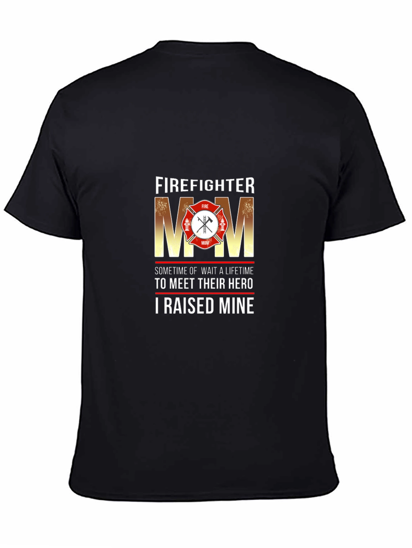 Firefighter Mom Graphic T-Shirt