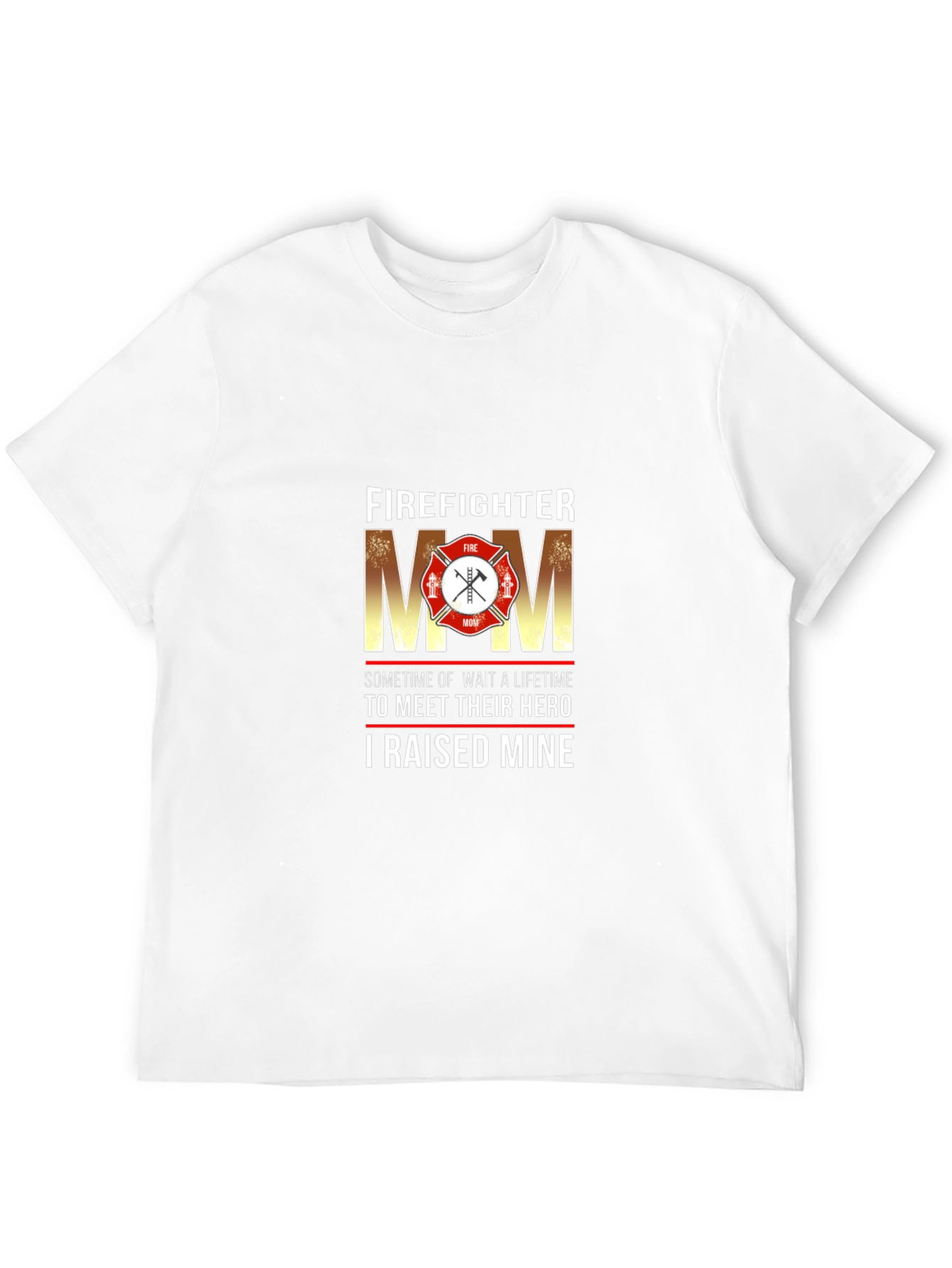 Firefighter Mom Graphic T-Shirt