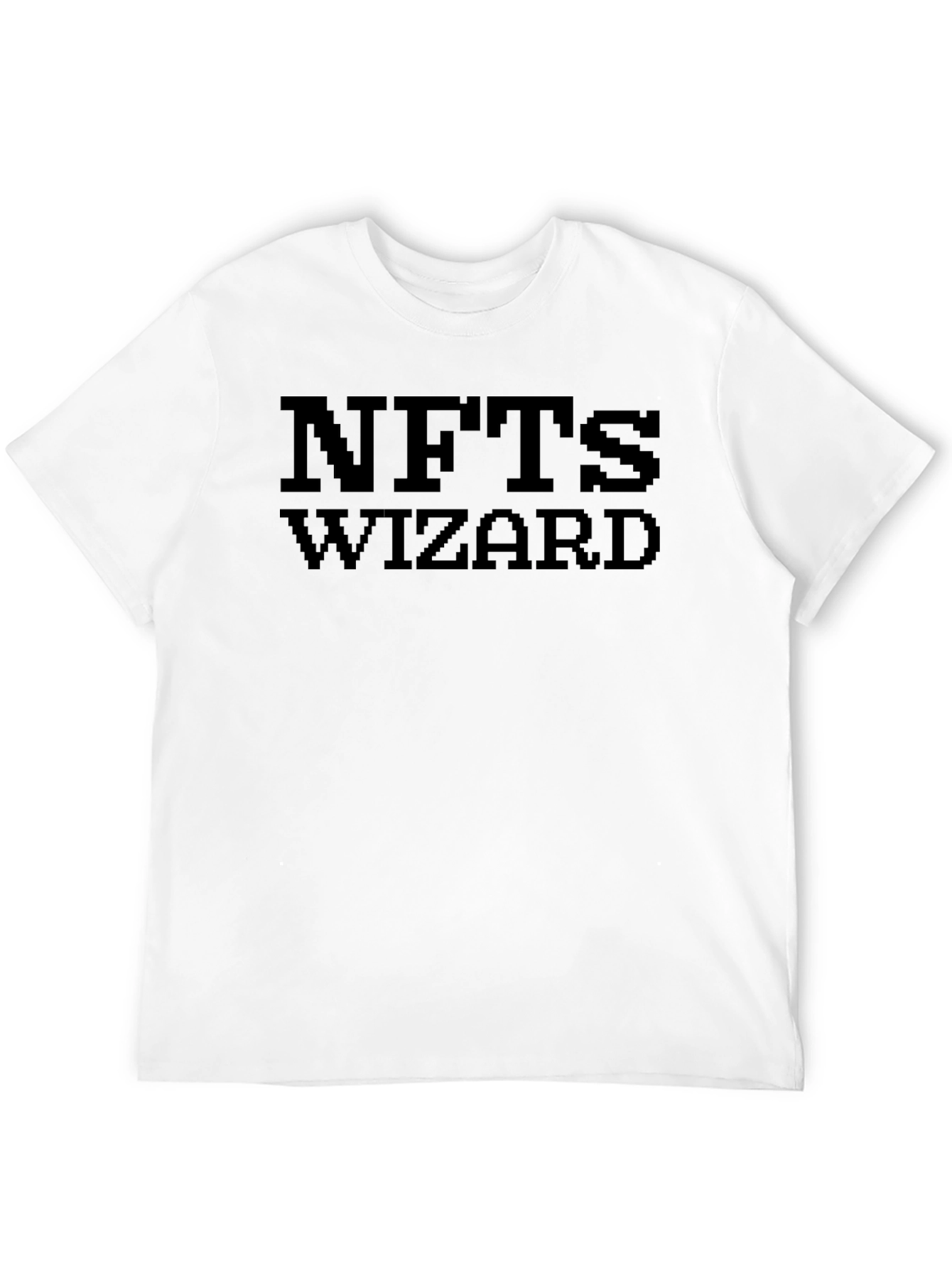 NFTs Wizard Black T-Shirt - Crypto Art Fan