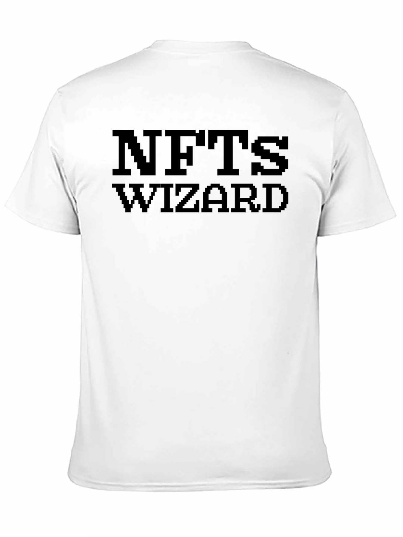 NFTs Wizard Black T-Shirt - Crypto Art Fan