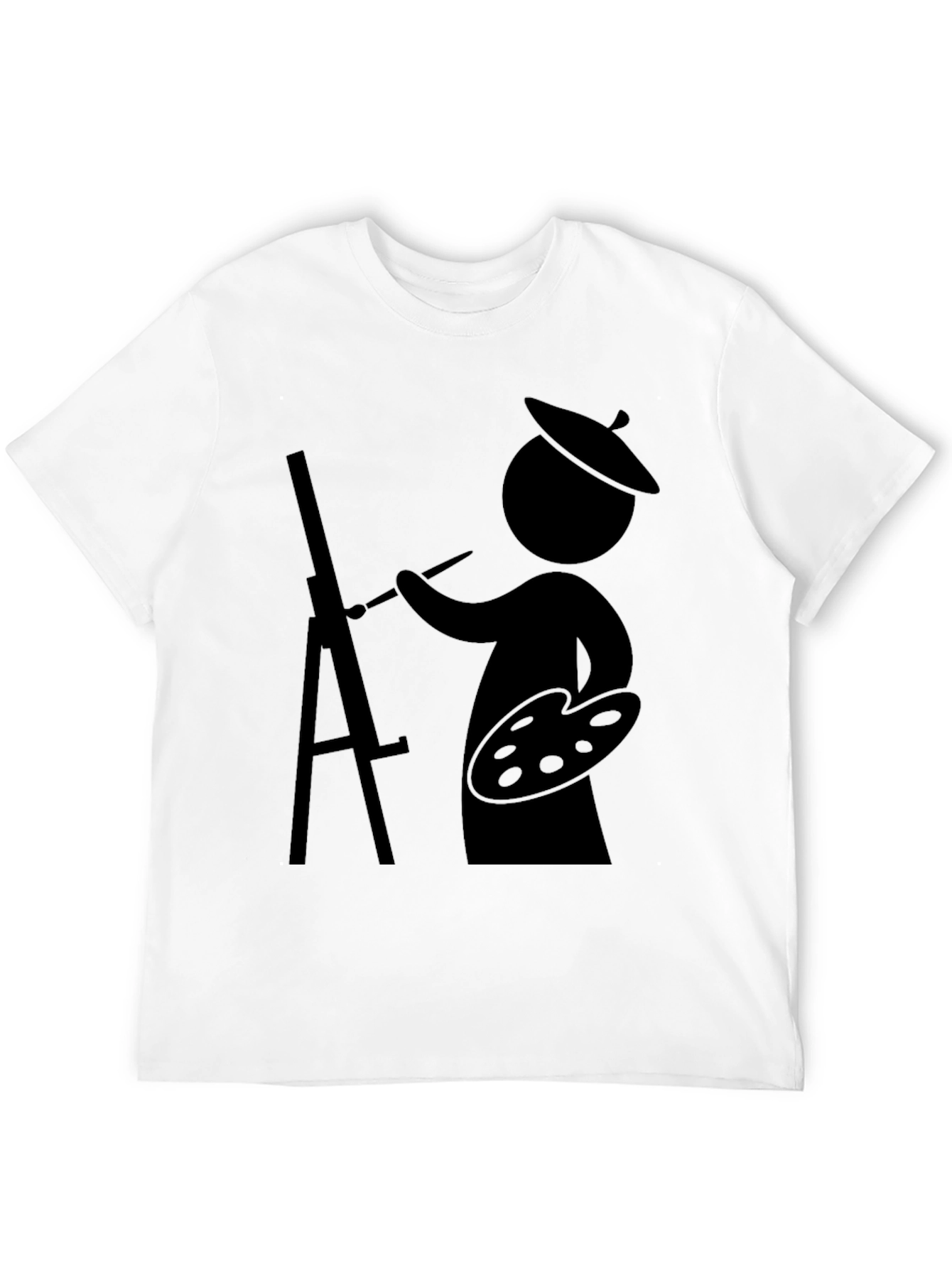 Artist Graphic T-Shirt - Painter on Canvas Tee
