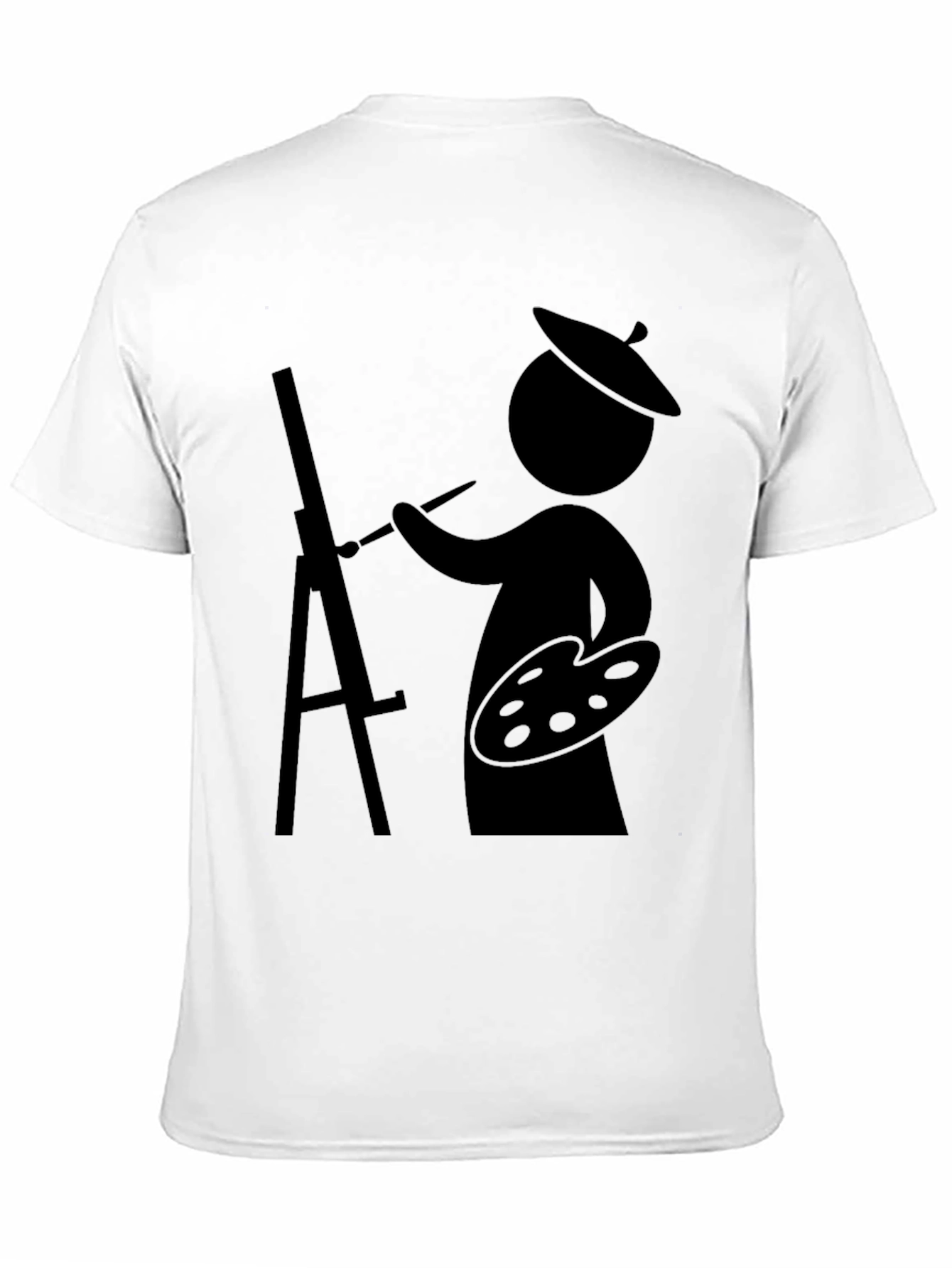 Artist Graphic T-Shirt - Painter on Canvas Tee