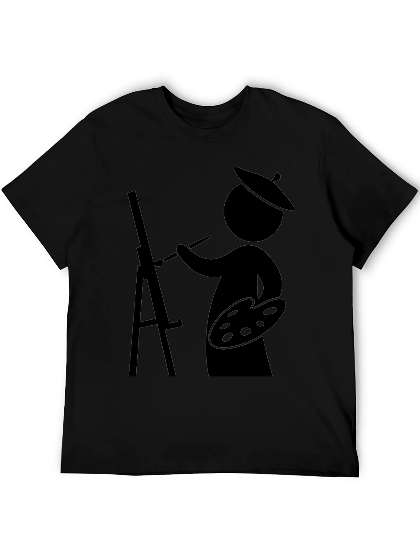 Artist Graphic T-Shirt - Painter on Canvas Tee