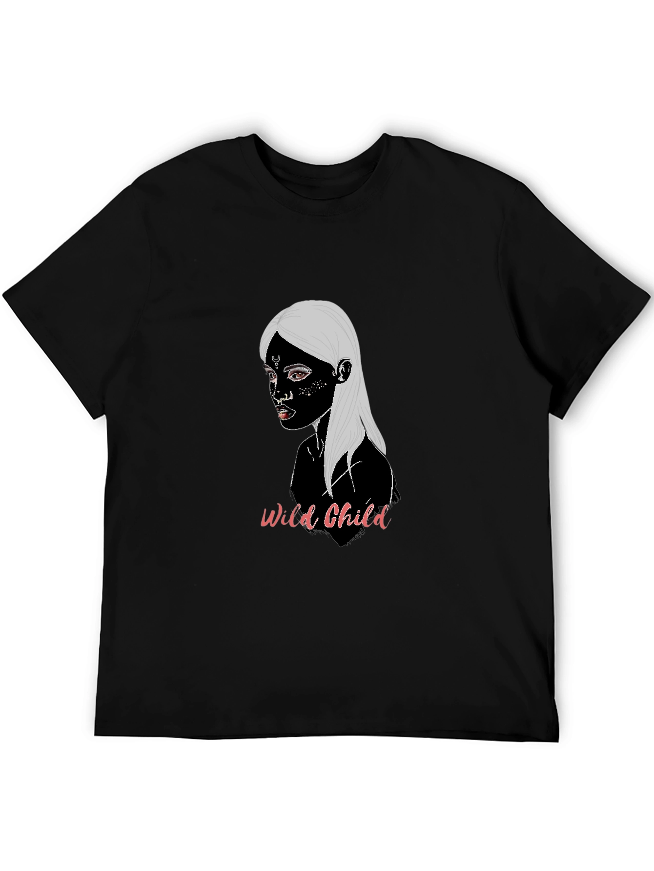 Wild Child Graphic Tee - Unisex Black T-Shirt