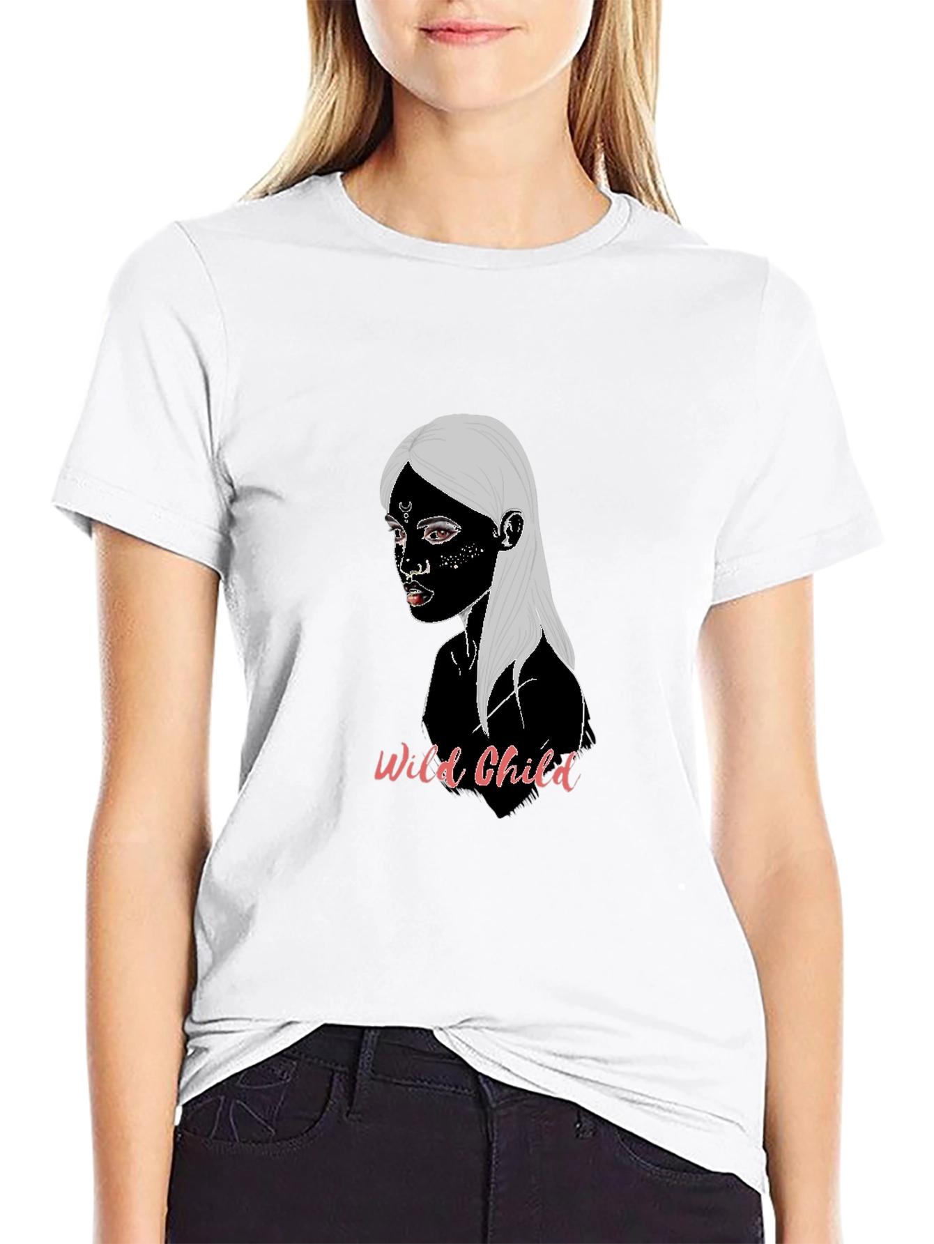 Wild Child Graphic Tee - Unisex Black T-Shirt