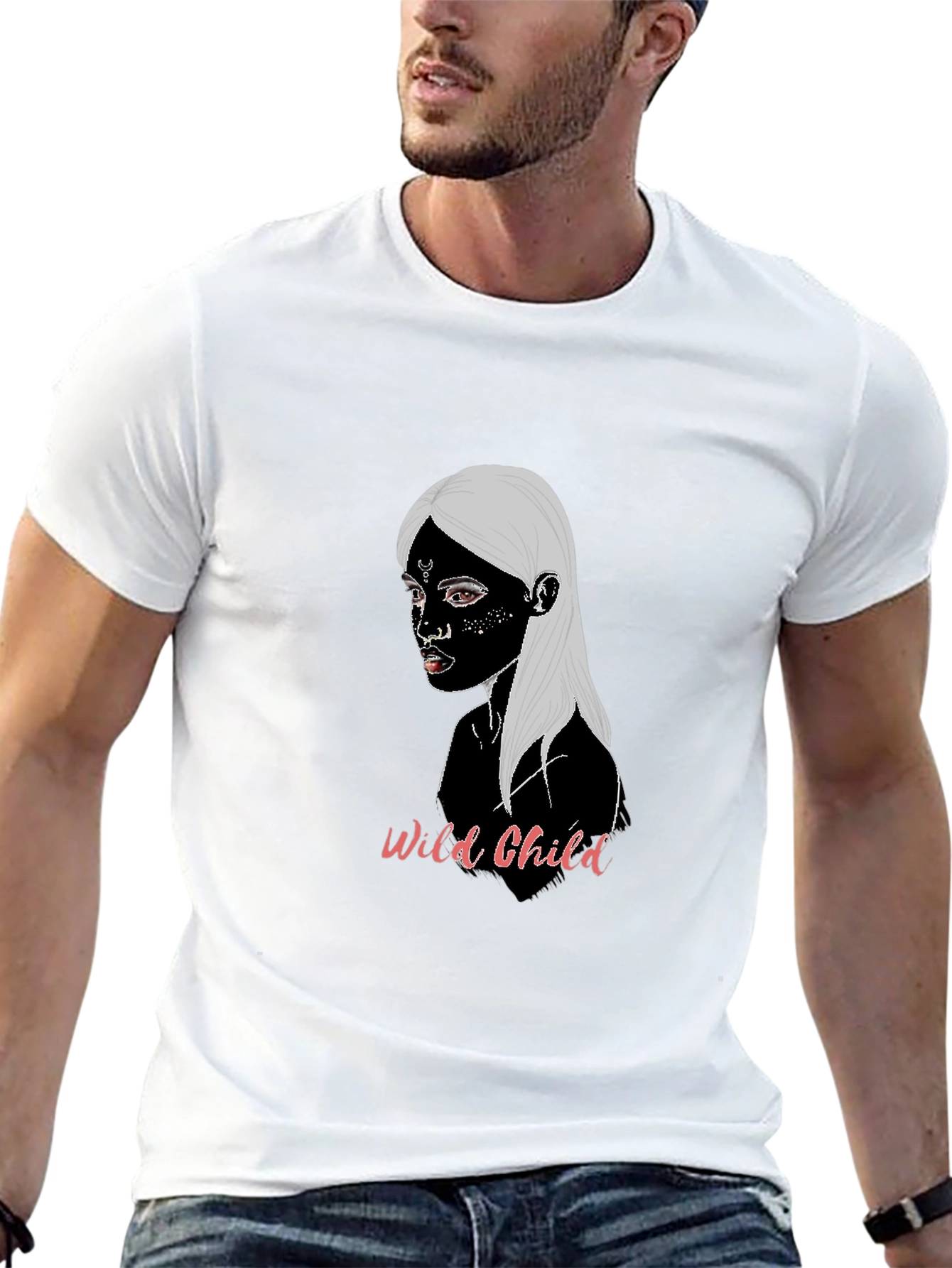 Wild Child Graphic Tee - Unisex Black T-Shirt