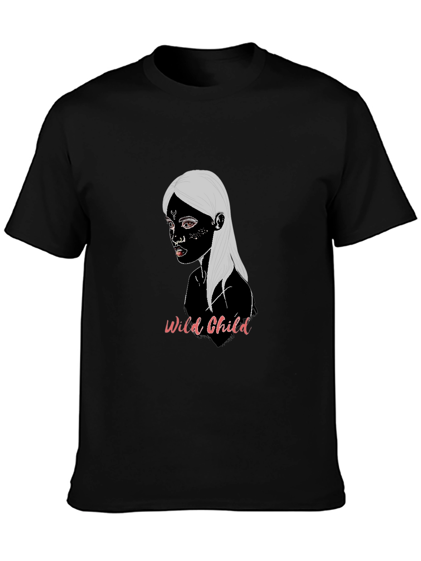 Wild Child Graphic Tee - Unisex Black T-Shirt