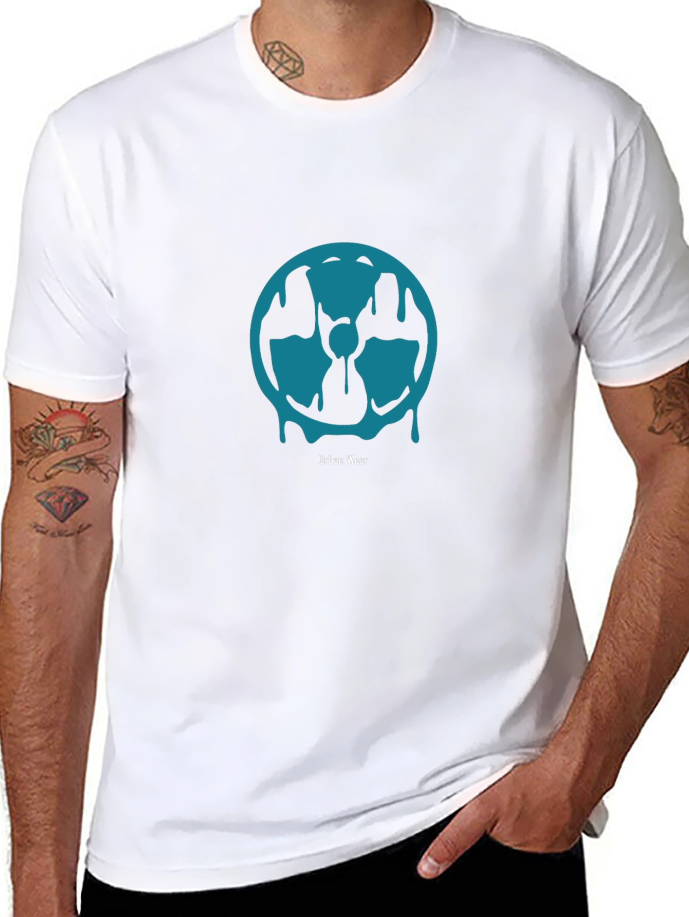 Urban Wear Graphic Tee - Radioactive Symbol