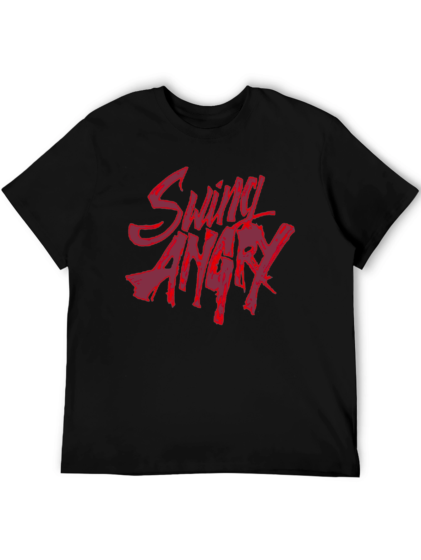 Swing Angry Black Graphic Tee