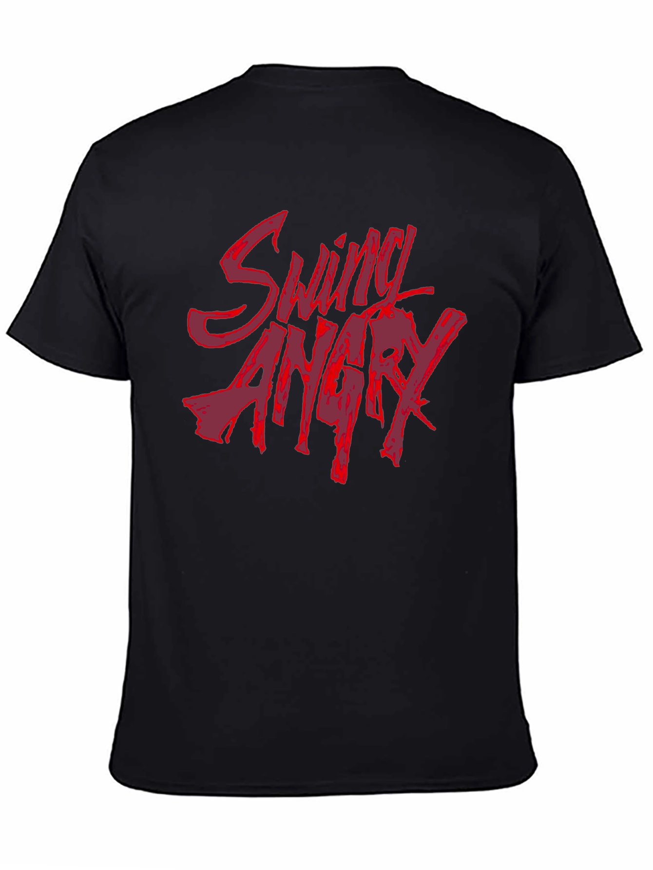 Swing Angry Black Graphic Tee