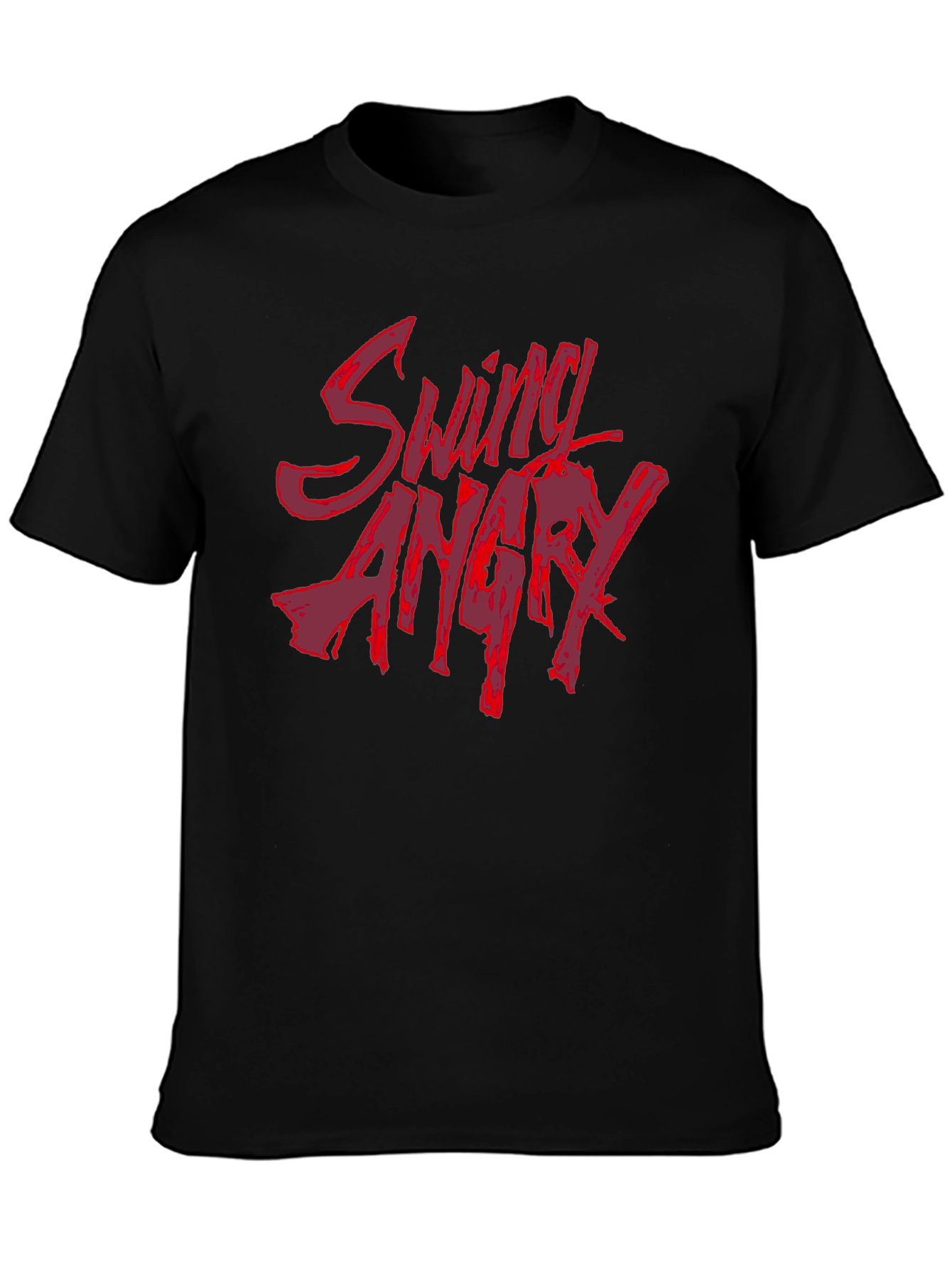Swing Angry Black Graphic Tee