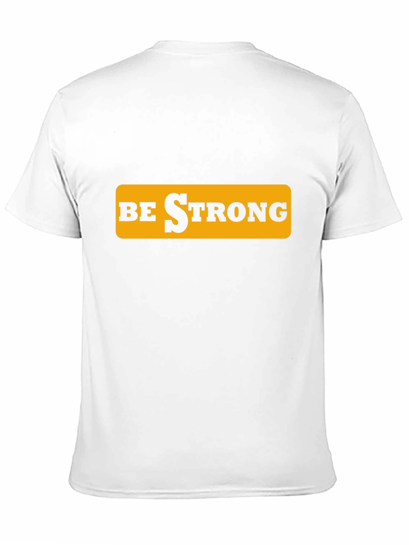Be Strong Graphic Tee - Black Cotton T-Shirt