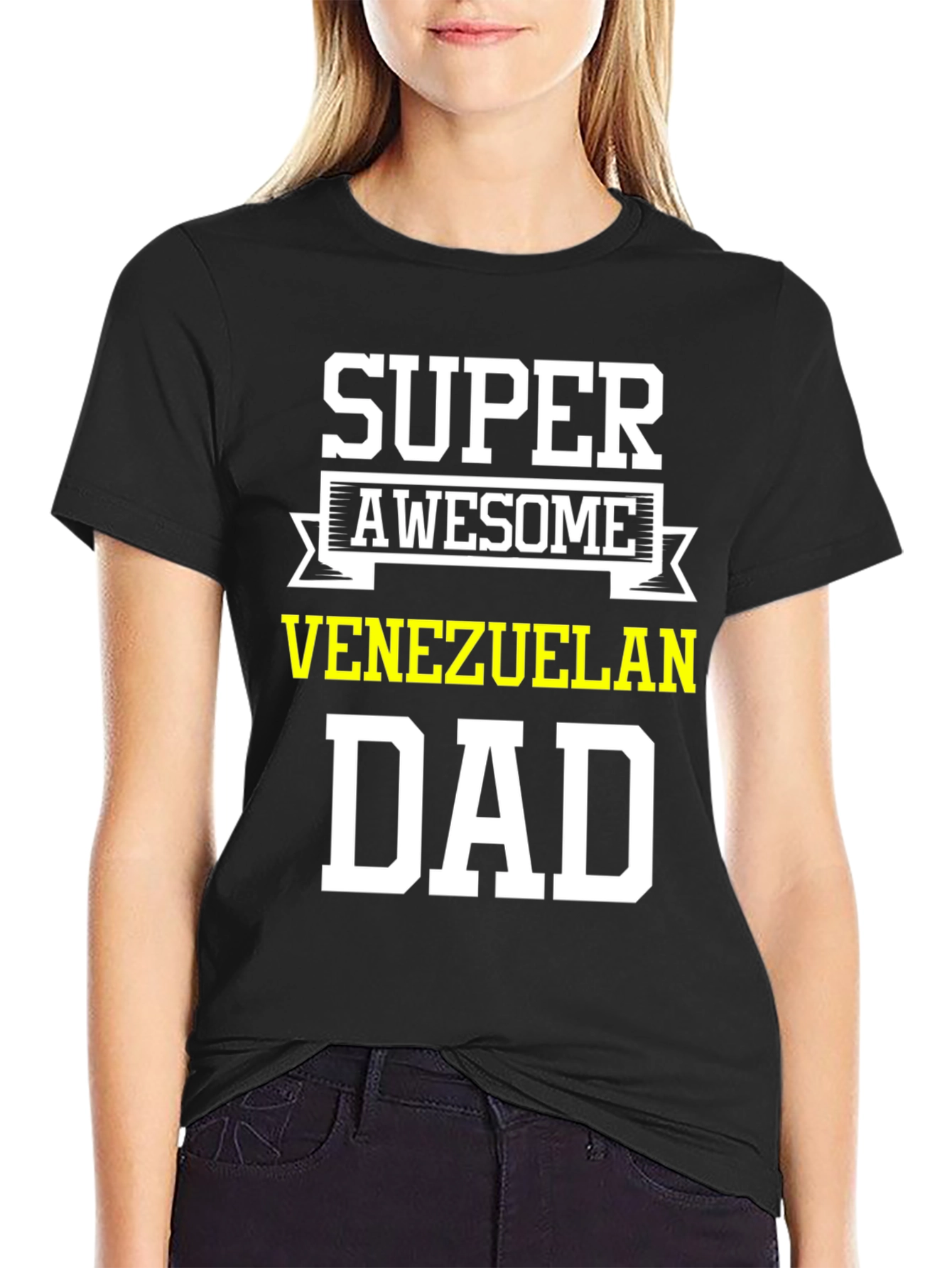 Super Awesome Venezuelan Dad Graphic Tee