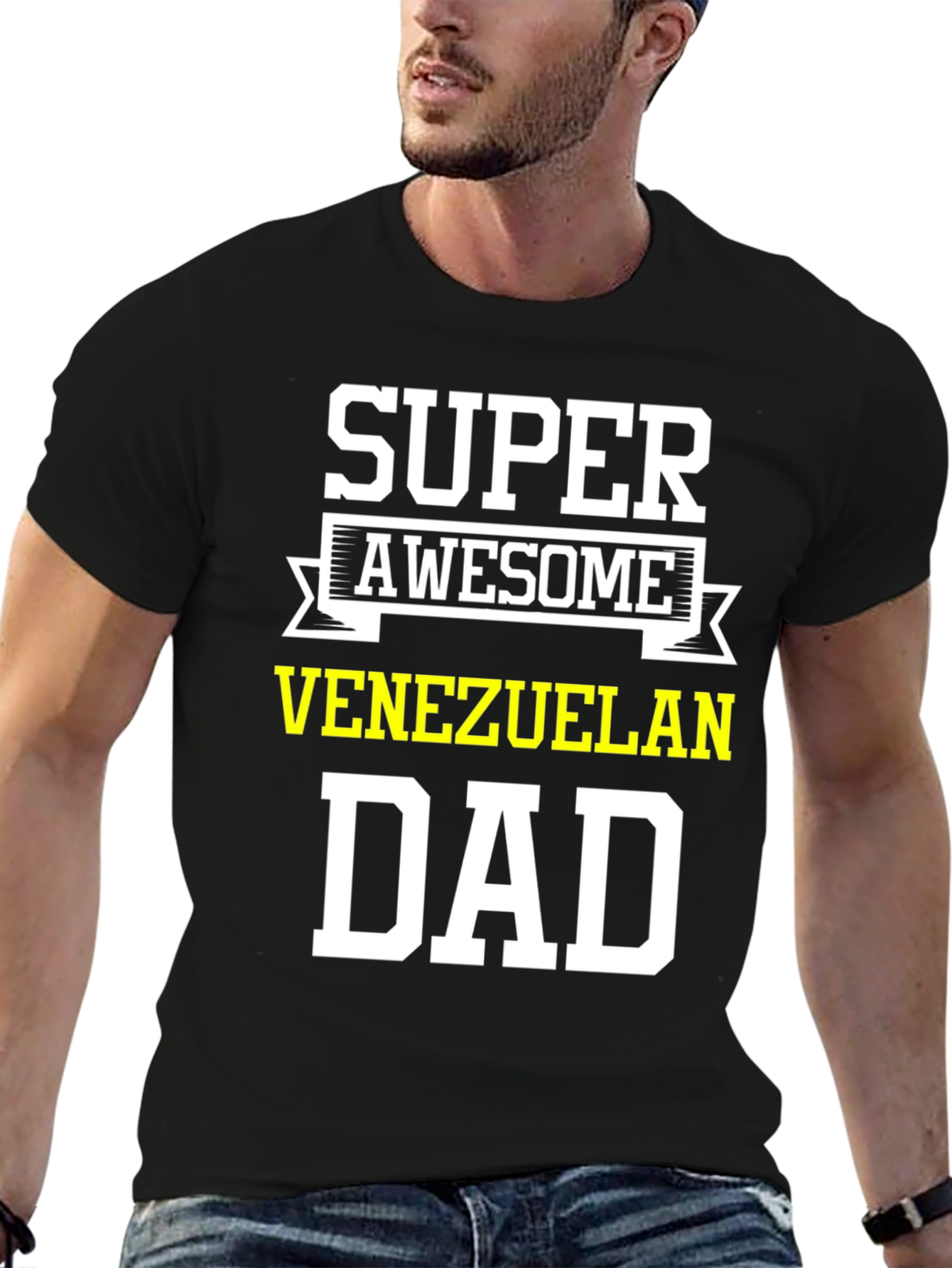 Super Awesome Venezuelan Dad Graphic Tee