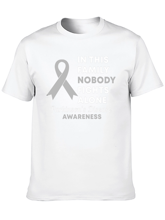 Parkinsons Awareness T-Shirt - Family Fights Alone