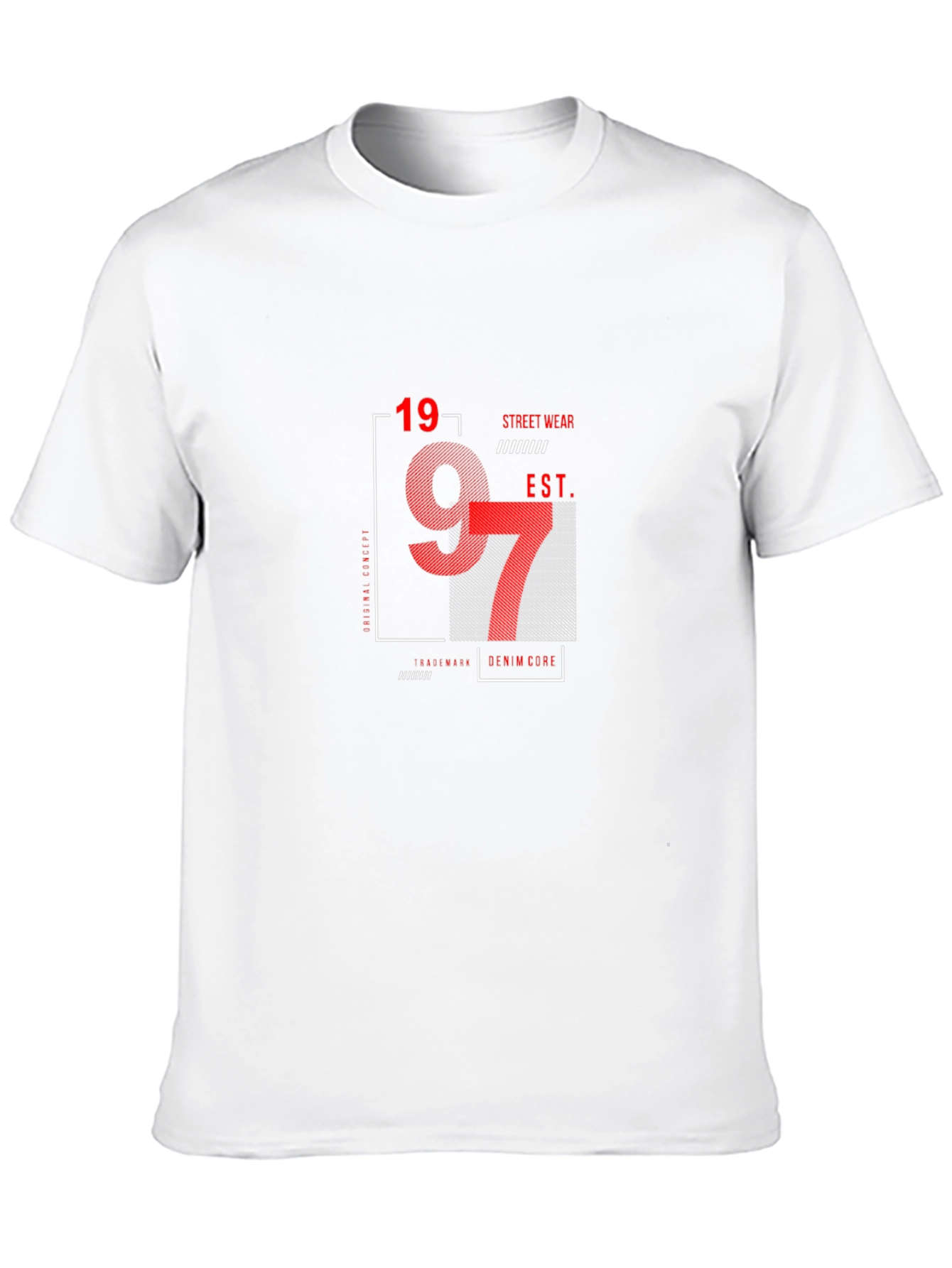 Black Graphic Tee - Street Wear 1997
