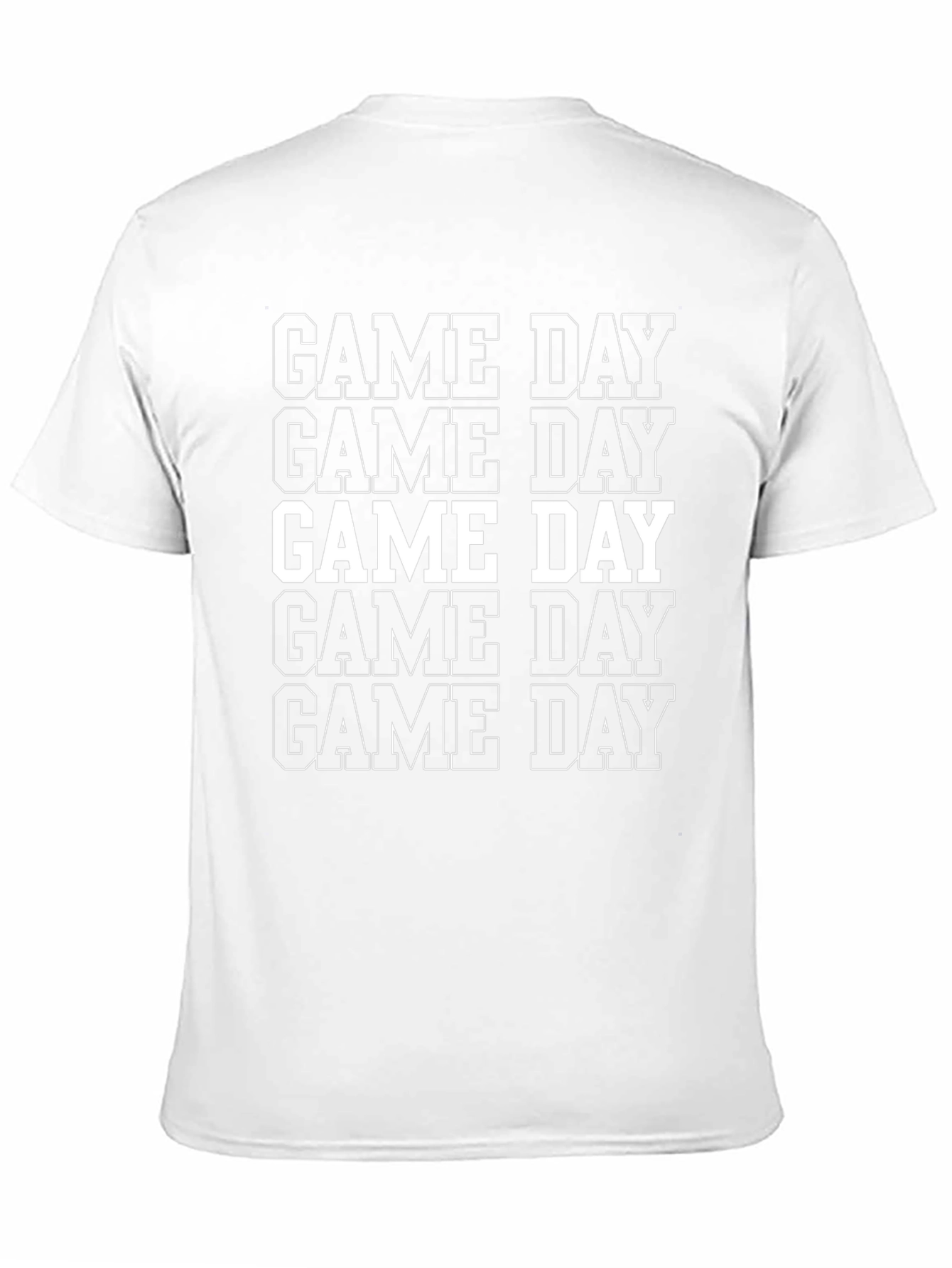 Game Day Black Graphic T-Shirt