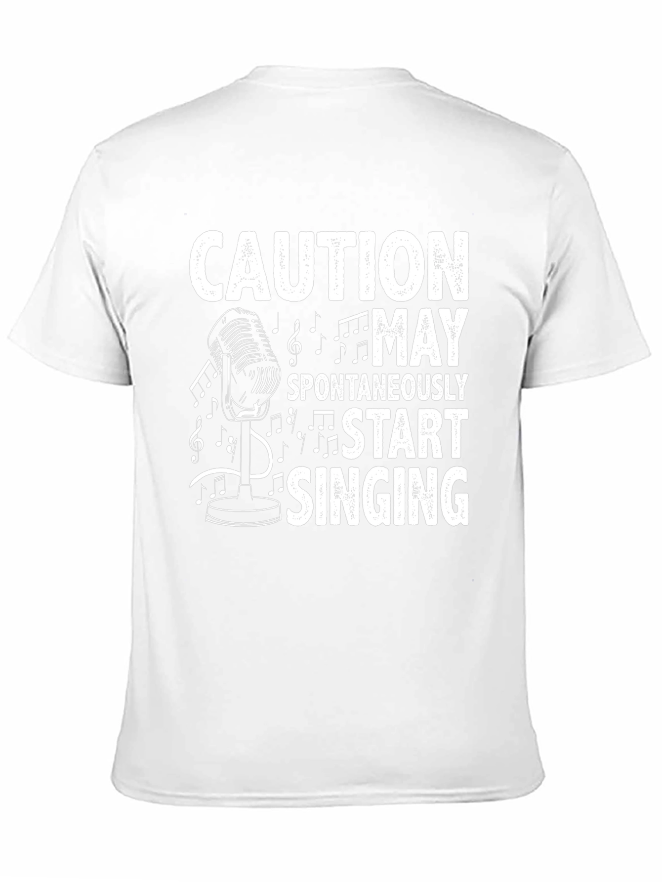 Caution May Spontaneously Start Singing Graphic Tee