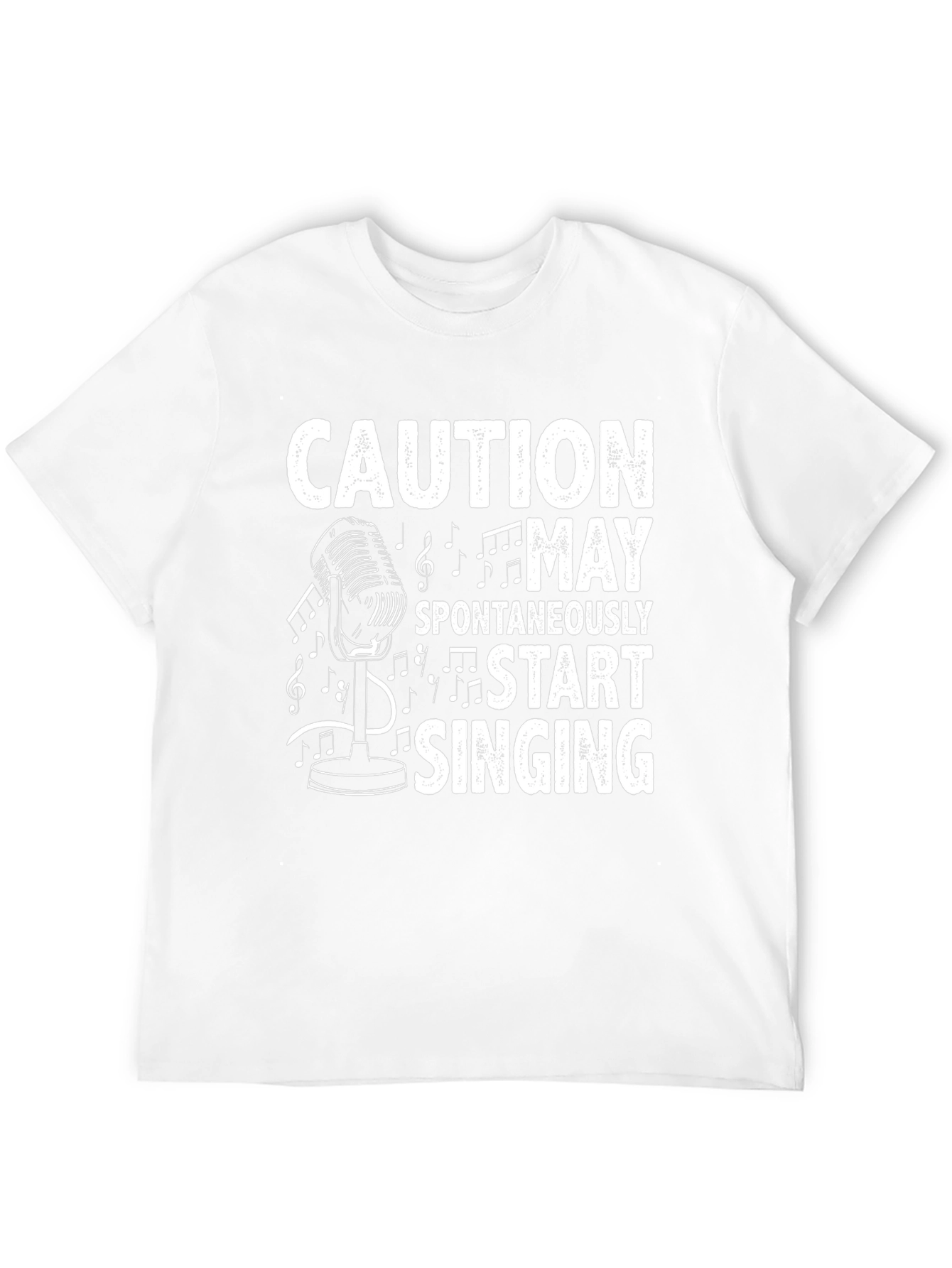Caution May Spontaneously Start Singing Graphic Tee