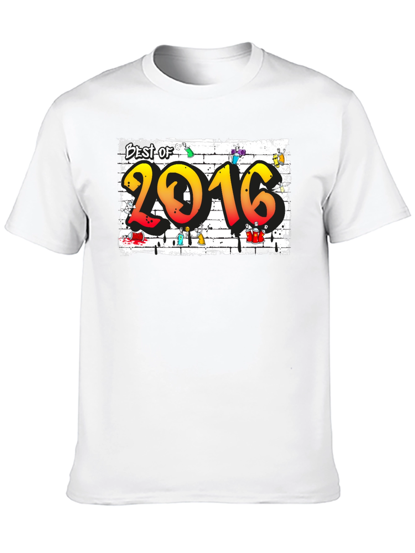Best of 2016 Graphic Tee - Cool Graffiti Design
