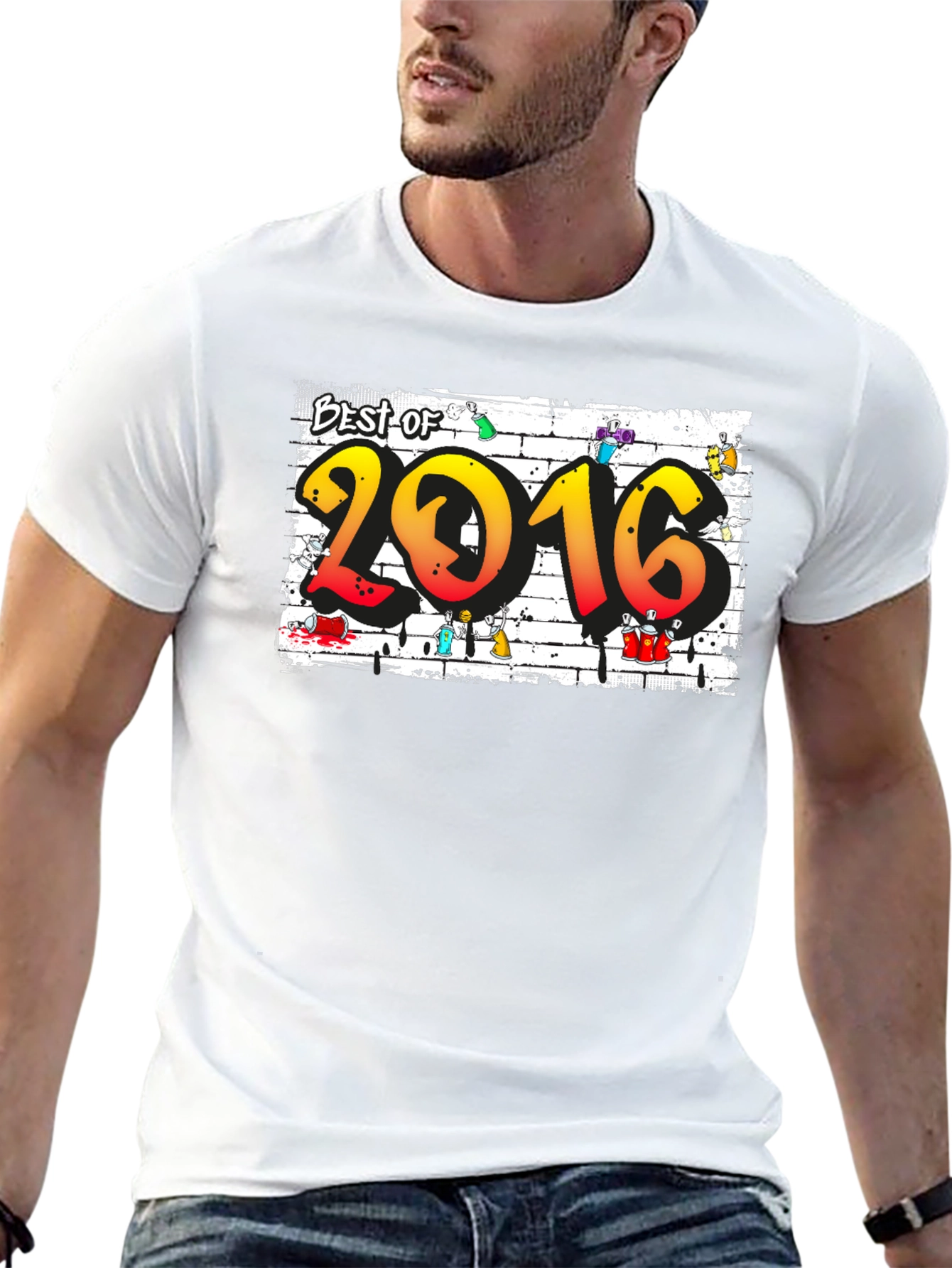 Best of 2016 Graphic Tee - Cool Graffiti Design