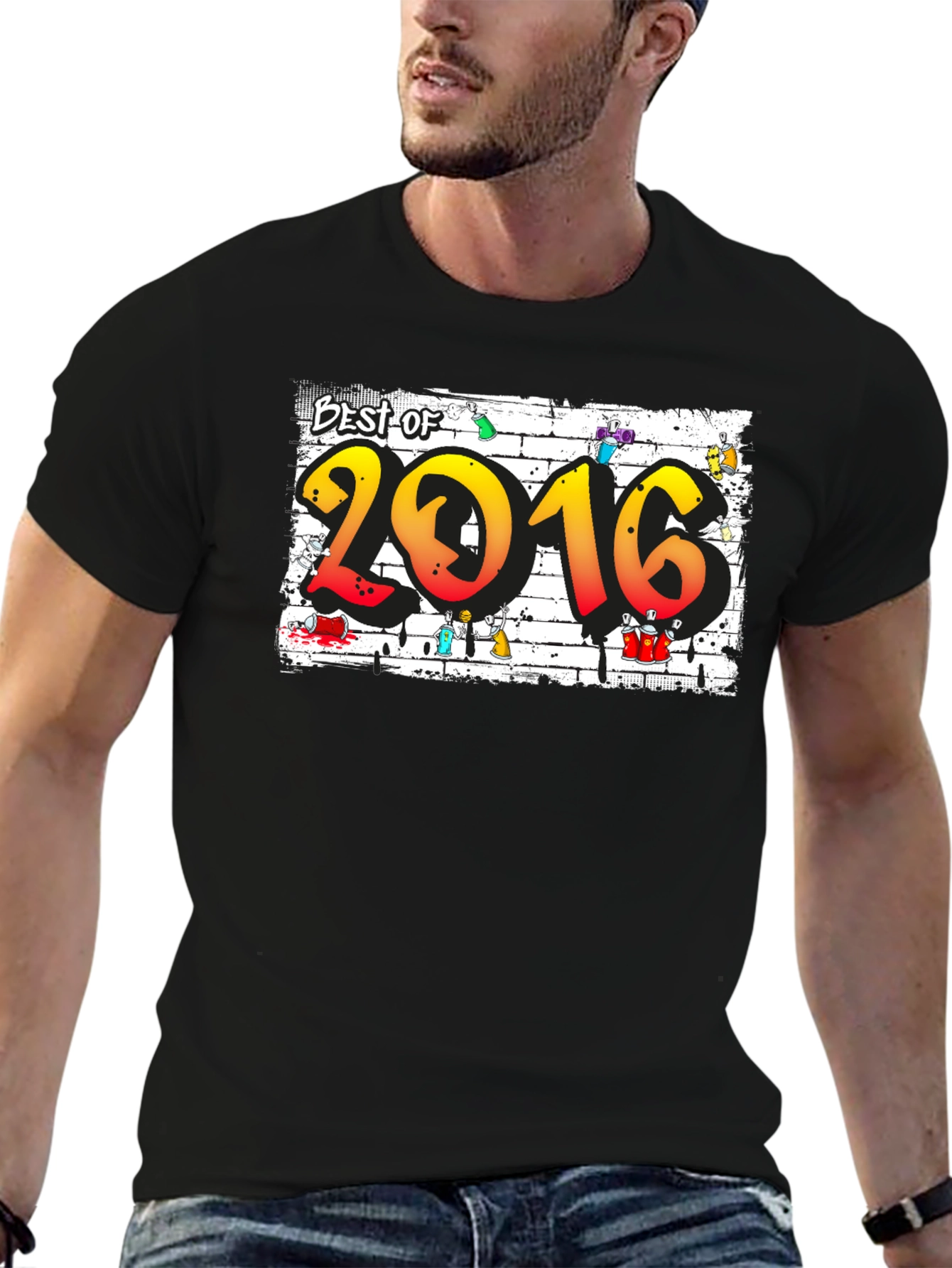 Best of 2016 Graphic Tee - Cool Graffiti Design