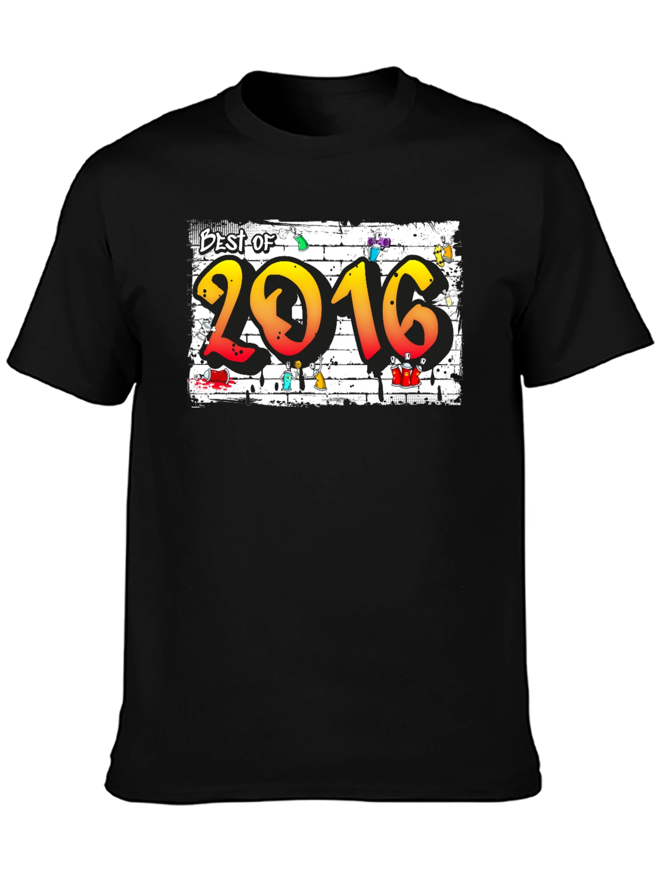 Best of 2016 Graphic Tee - Cool Graffiti Design