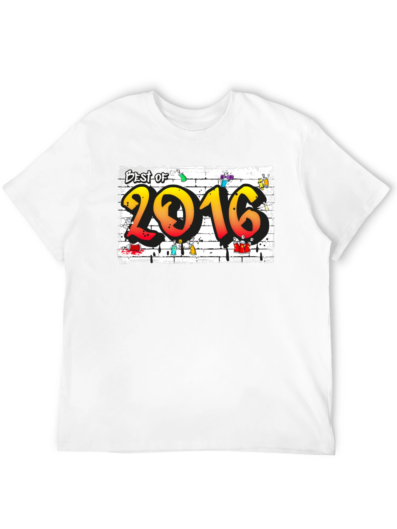 Best of 2016 Graphic Tee - Cool Graffiti Design