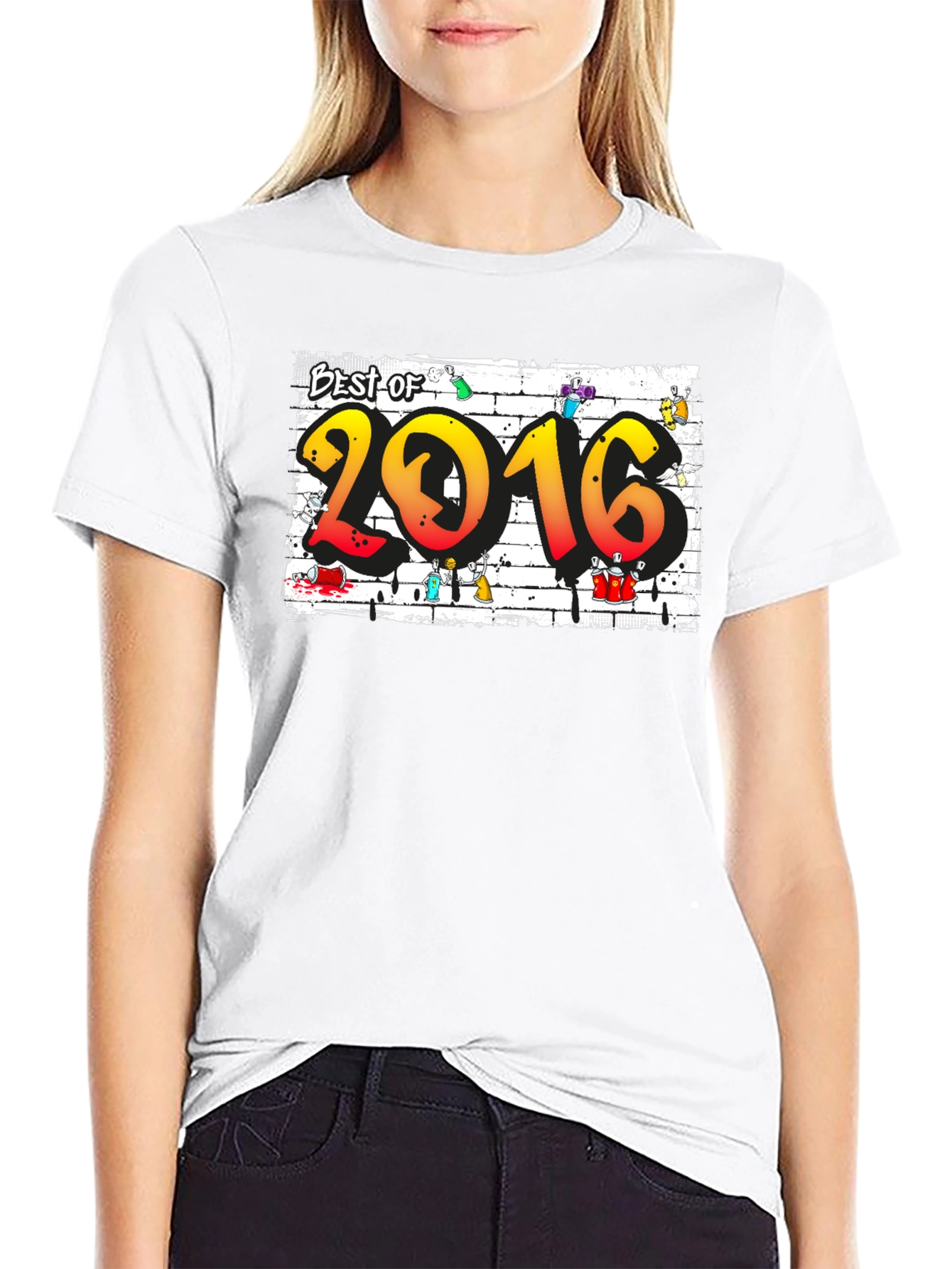 Best of 2016 Graphic Tee - Cool Graffiti Design