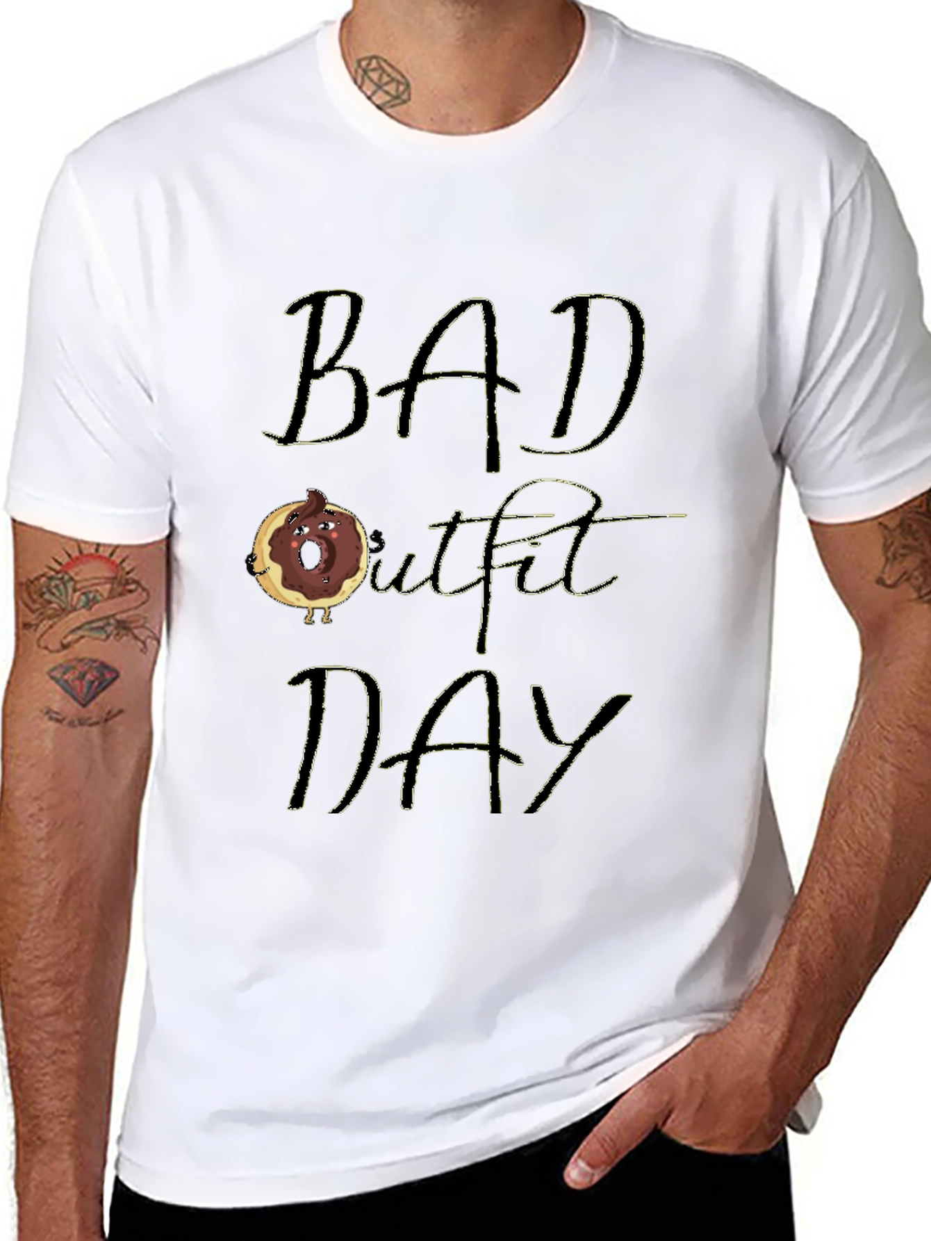 Bad Outfit Day Funny T-Shirt
