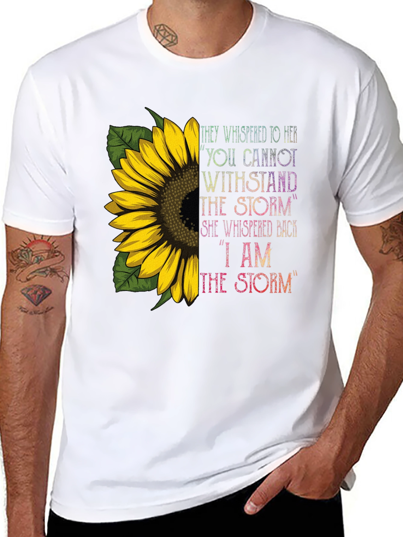 I Am The Storm Sunflower T-Shirt