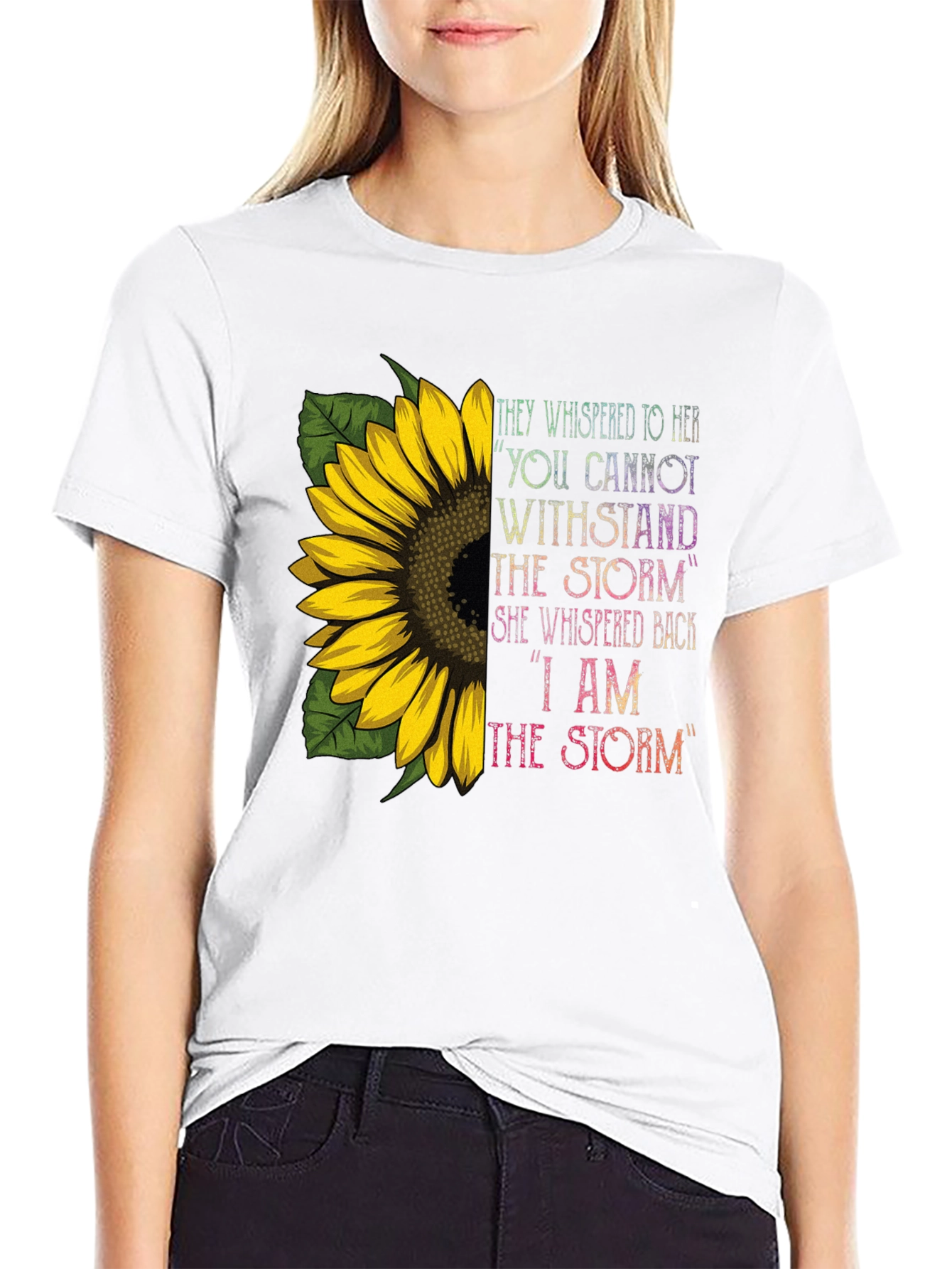 I Am The Storm Sunflower T-Shirt