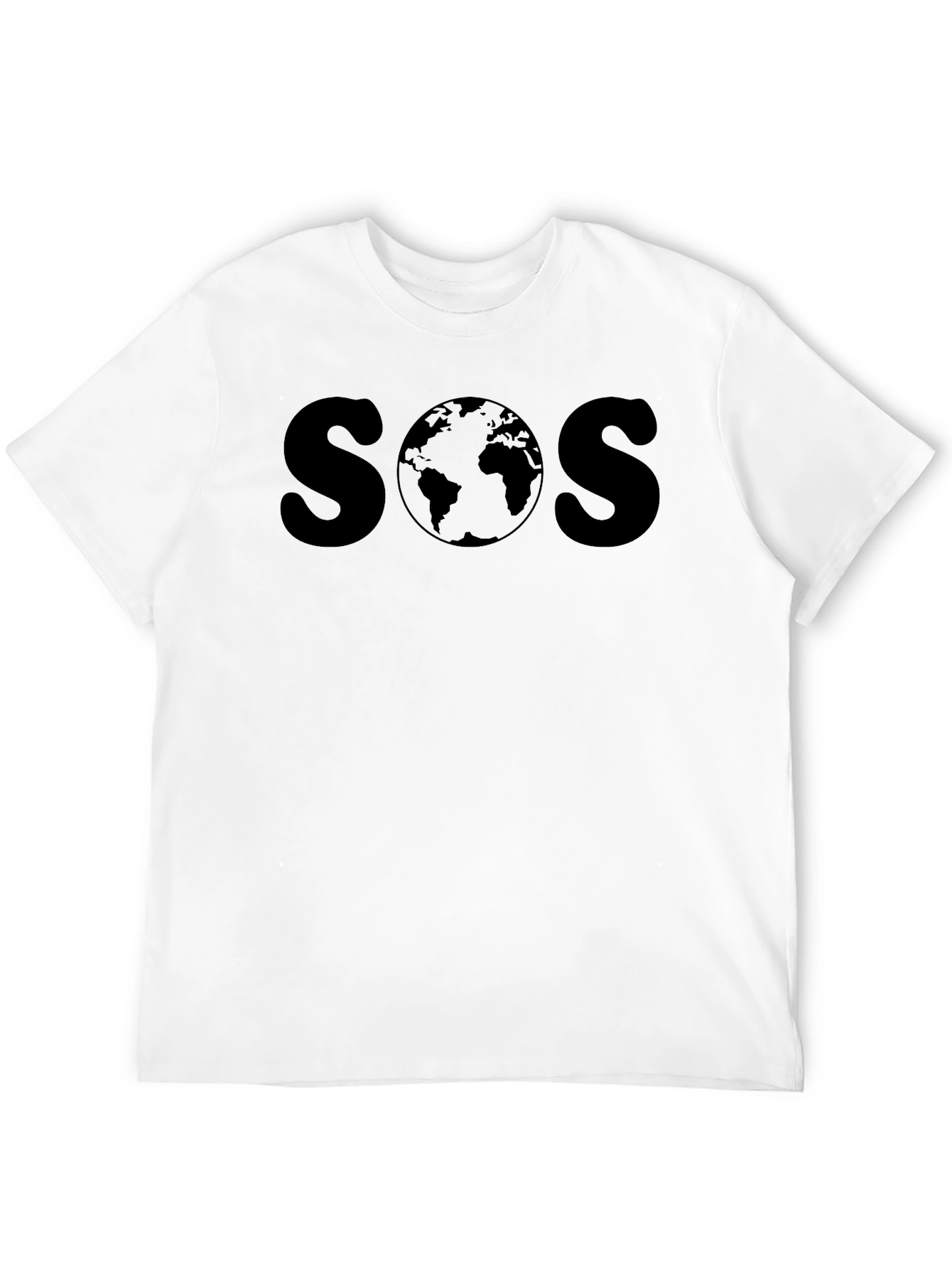 SOS Earth Graphic Tee - Save Our Planet T-Shirt
