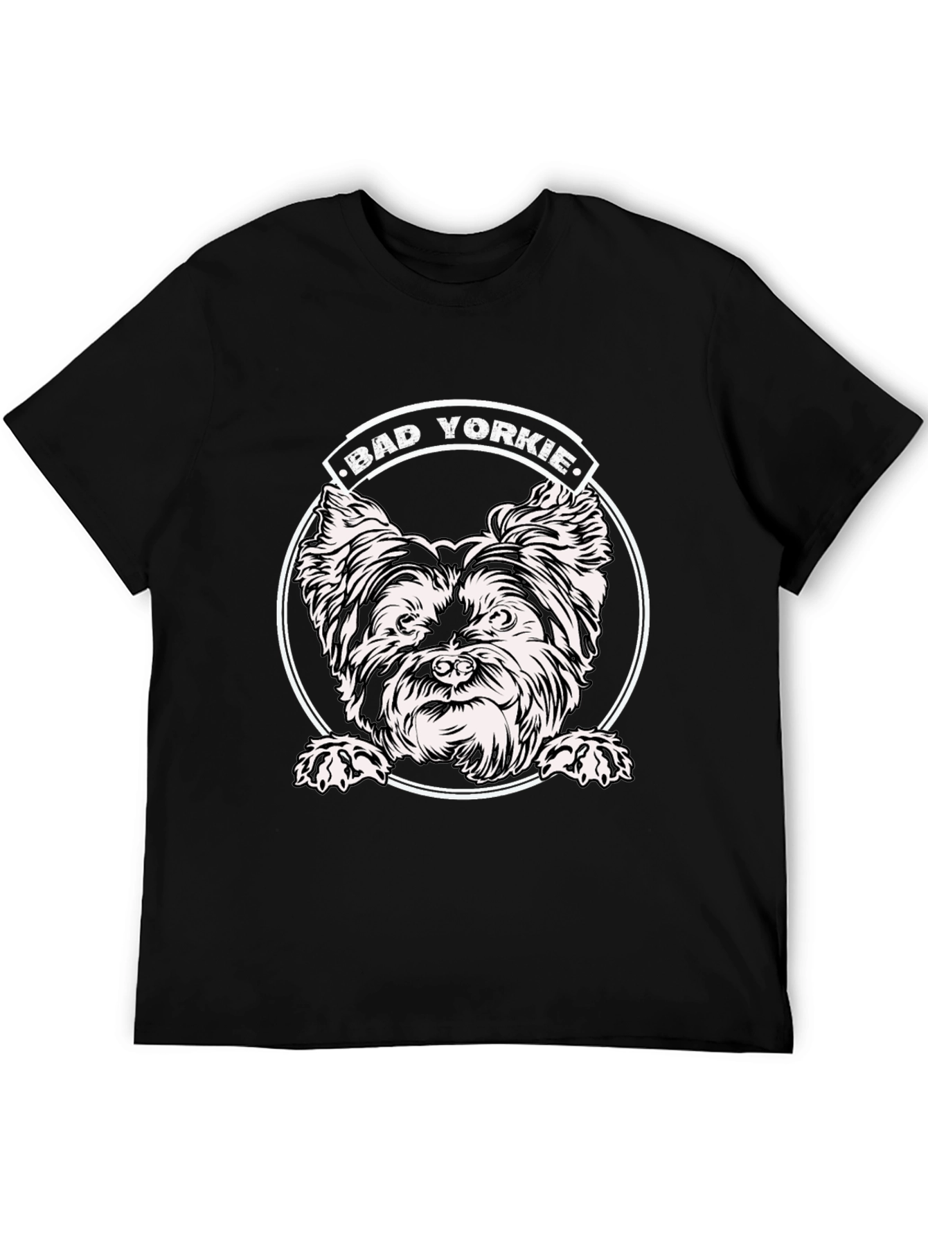 Bad Yorkie T-Shirt - Dog Lover Apparel